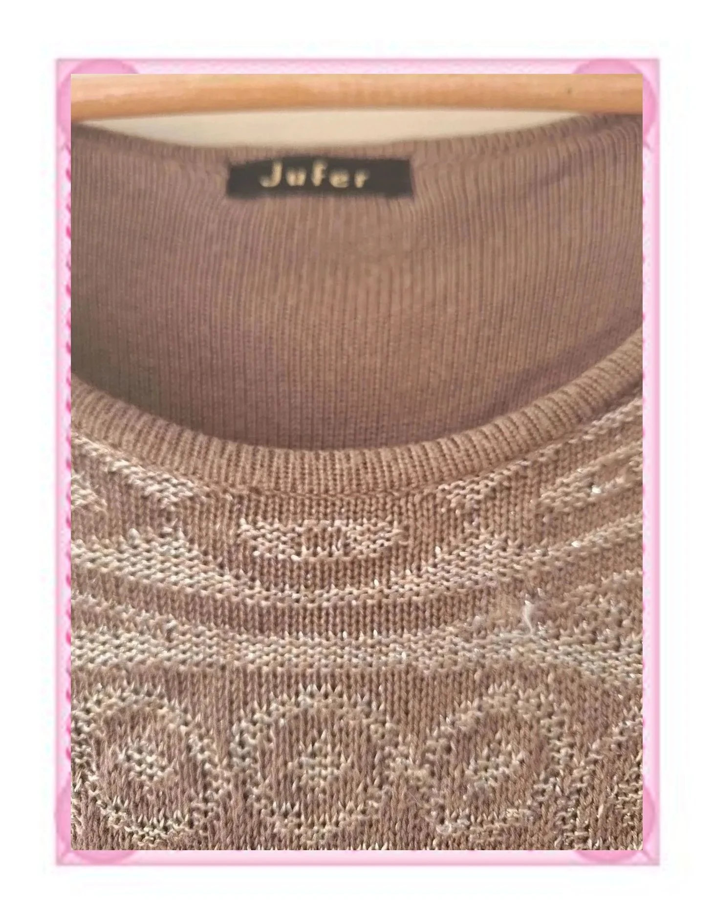 Vestido de Punto Calado Jufer – Jufer – taille L / 40 / 12 4