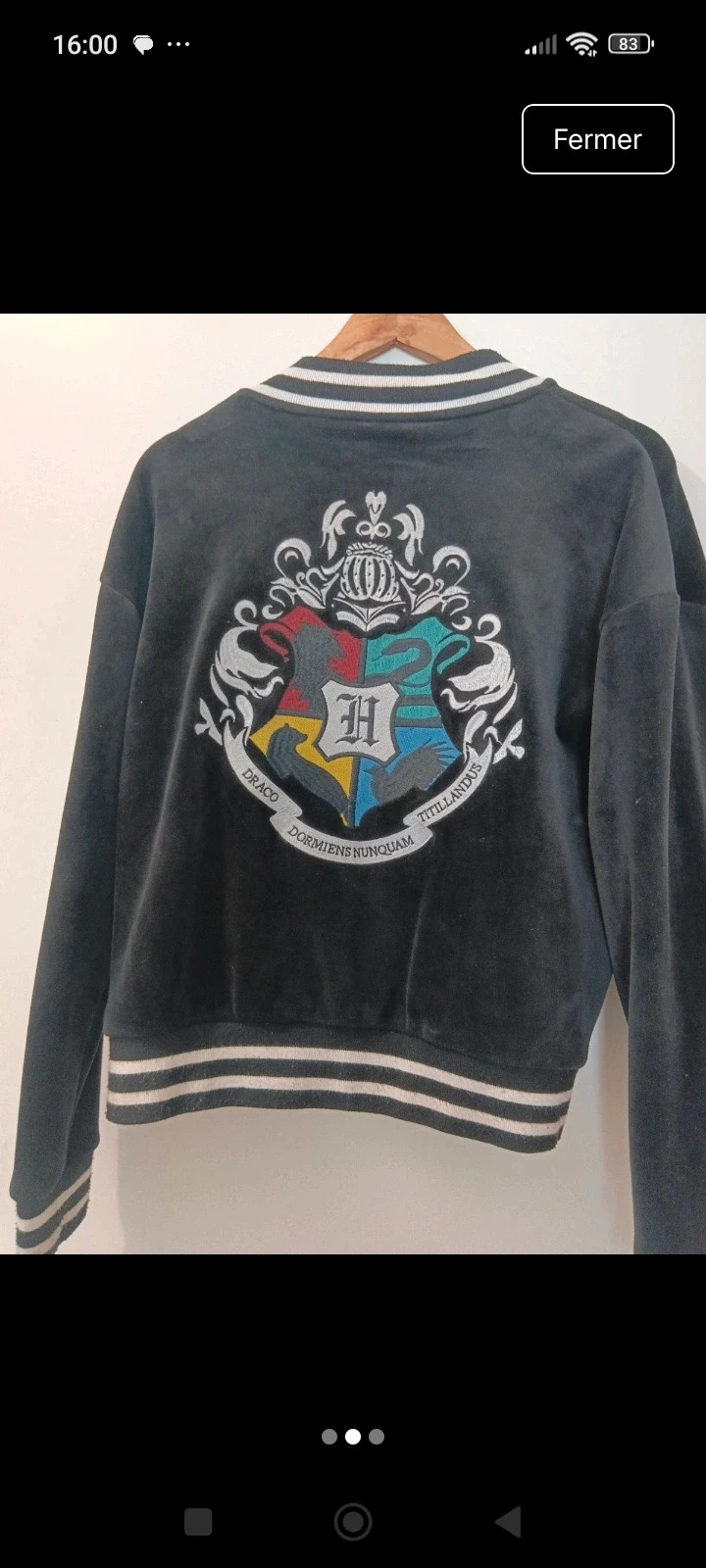 Veste Harry Potter taille S – Undiz – taille S / 36 / 8 2