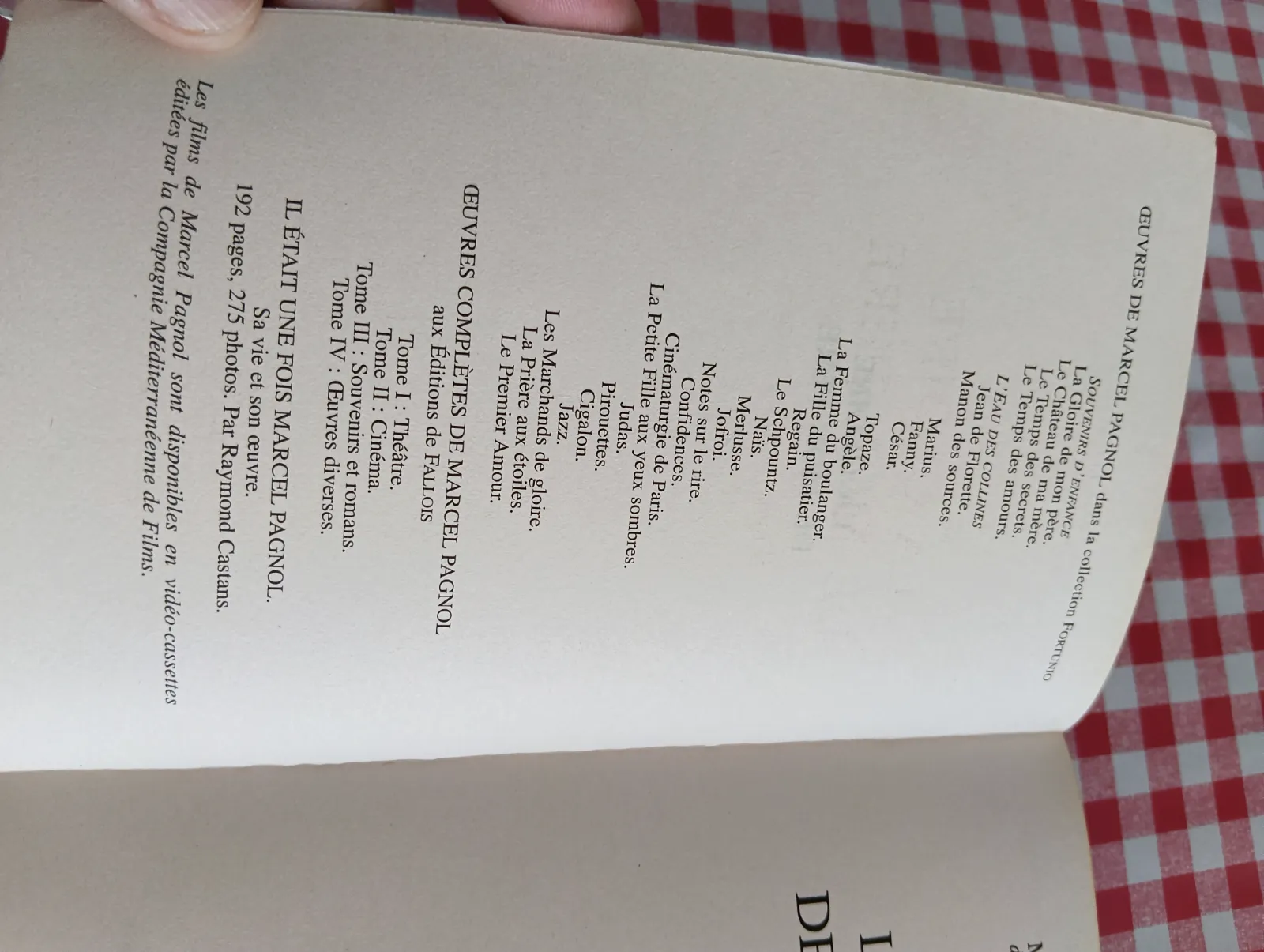 Livre la gloire de mon pere – Fortunio 3