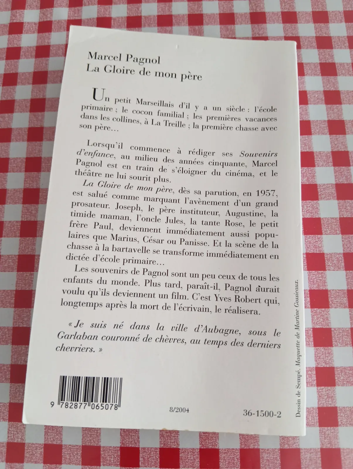 Livre la gloire de mon pere – Fortunio 2