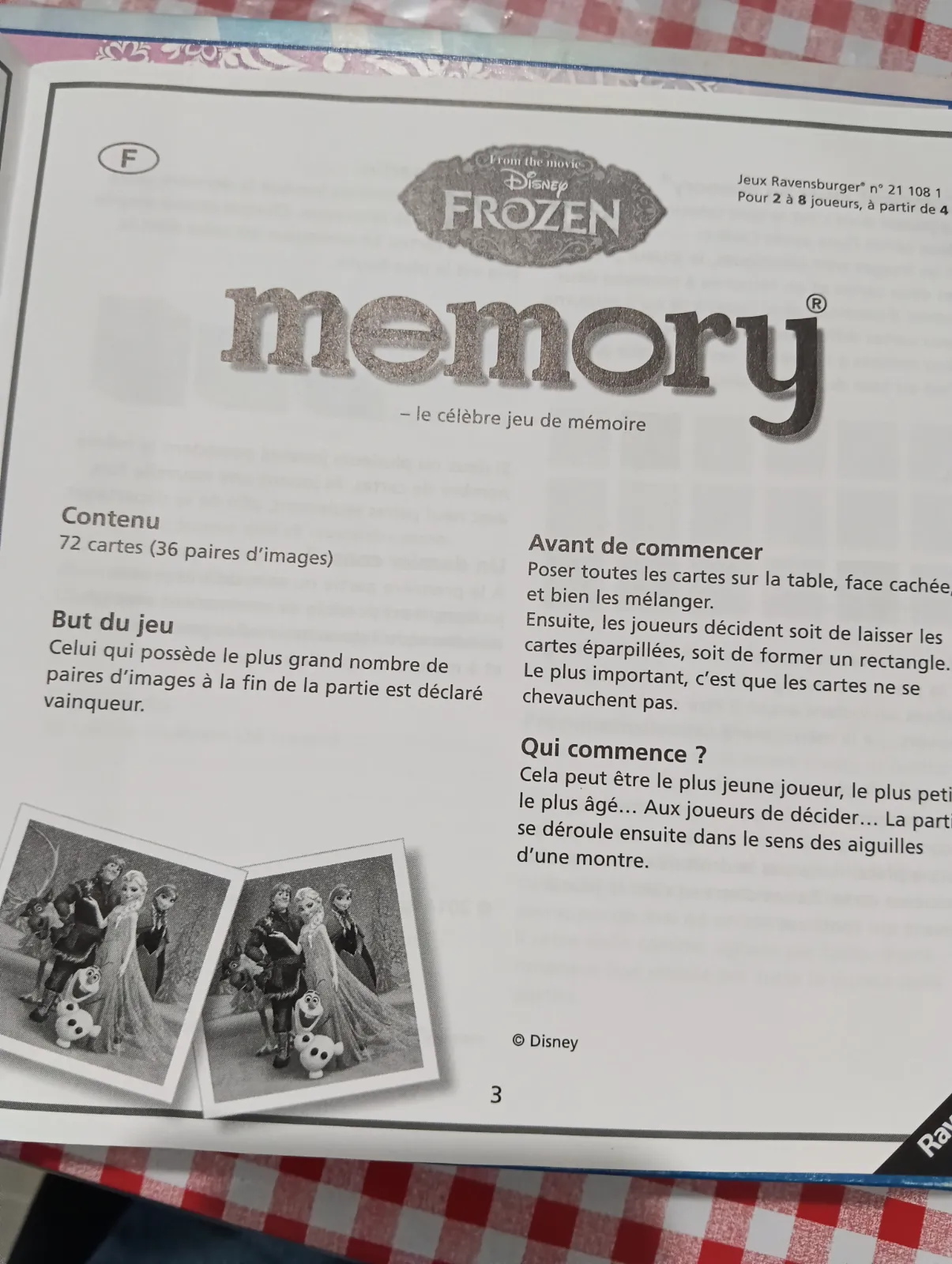 Memory – Ravensburger – taille 4 ans 3
