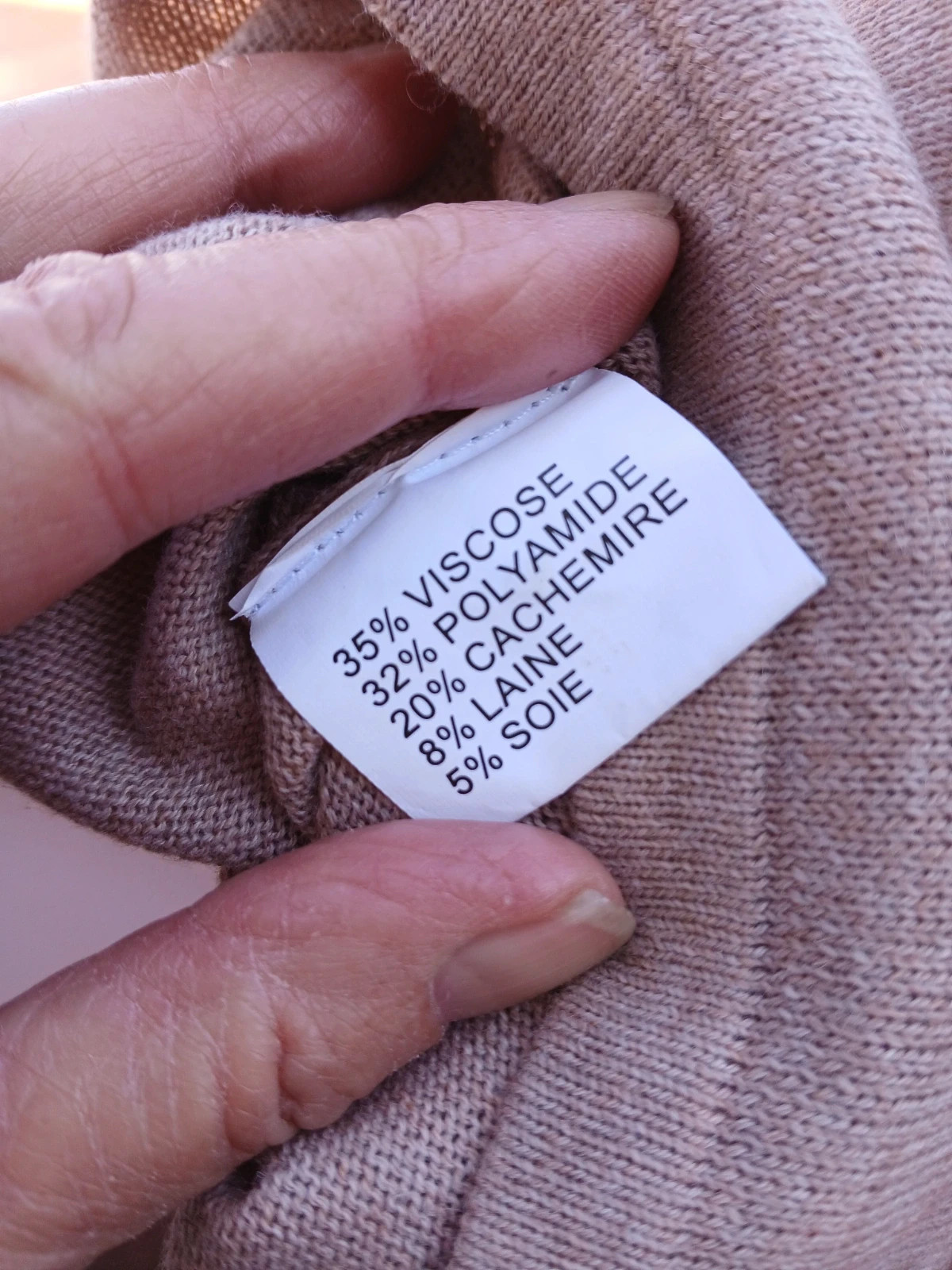 Pull,cachemire, laine et soie. – LCOUTURE – taille M / 38 / 10 5