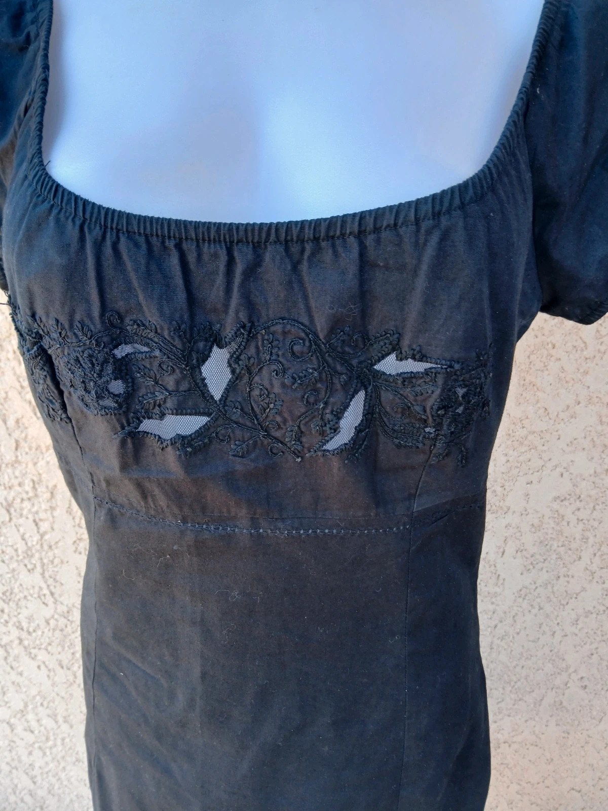 Petite robe noir,au genou, etam – Etam – taille M / 38 / 10 2