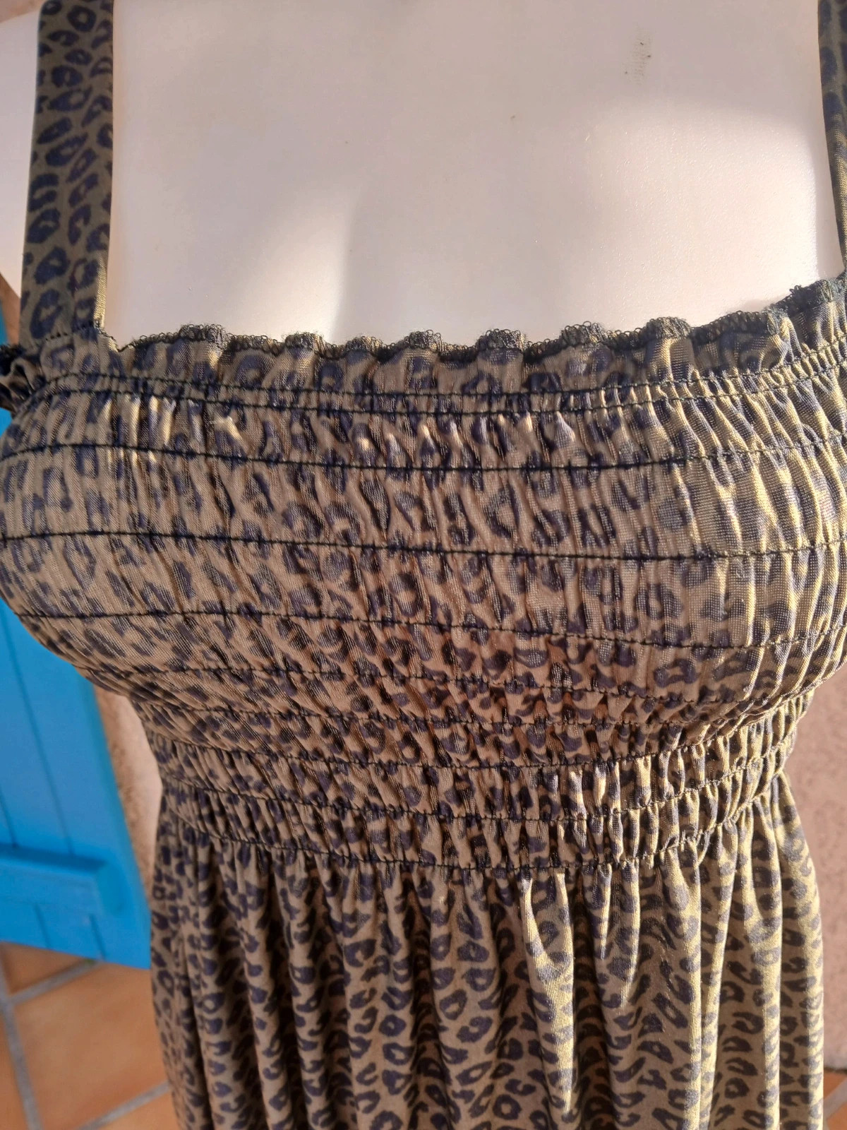 Robe longue,imprimé léopard – sansnom. – taille M / 38 / 10 2