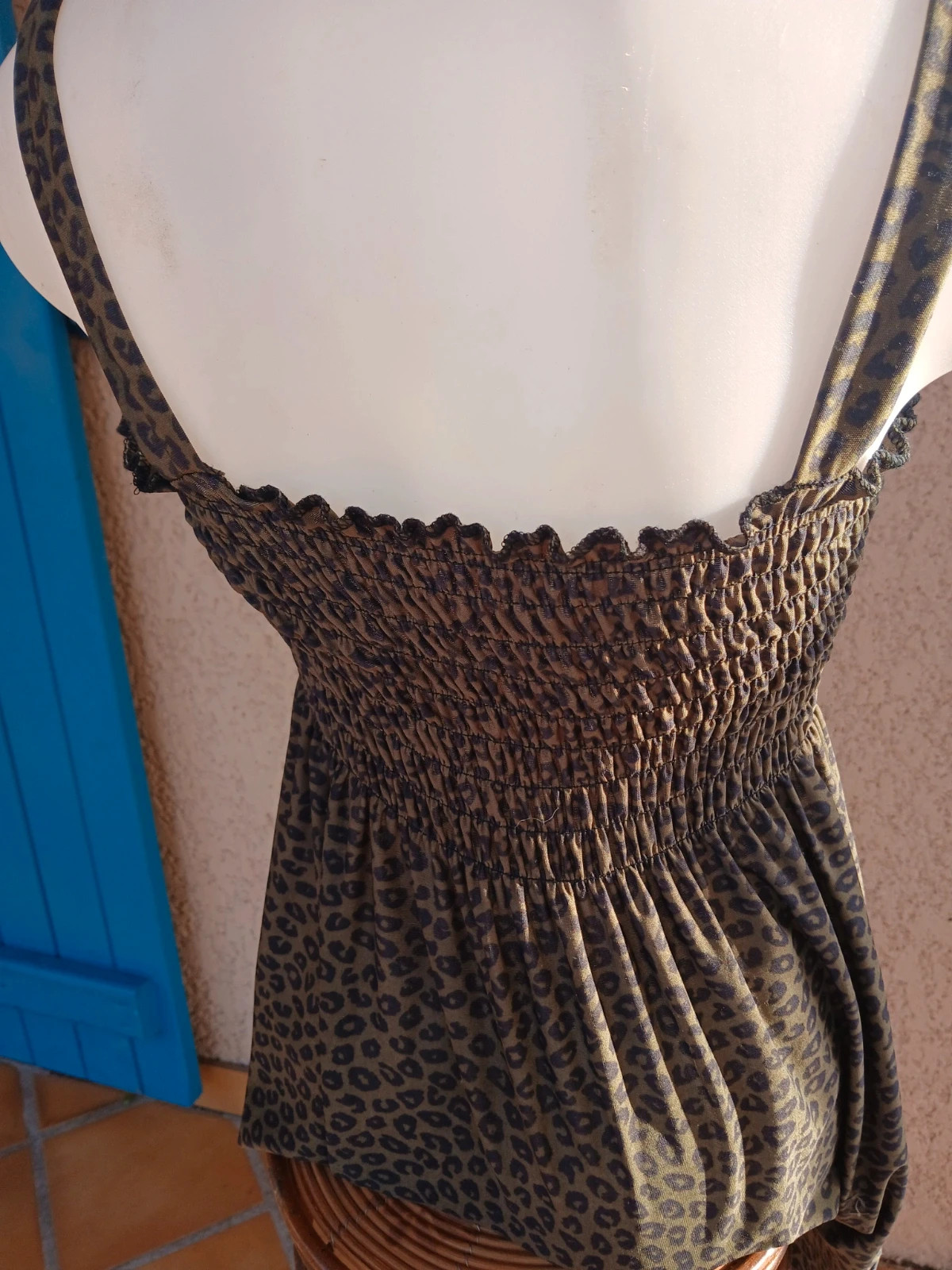 Robe longue,imprimé léopard – sansnom. – taille M / 38 / 10 3