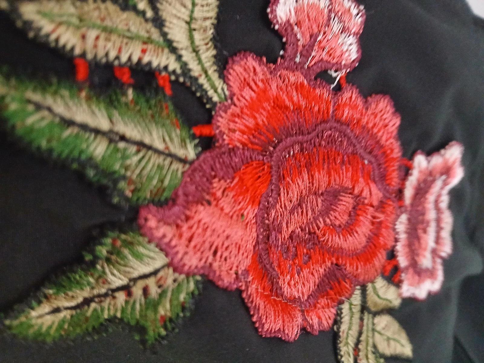 Blouson d été brodé – sansnom. – taille L / 40 / 12 3