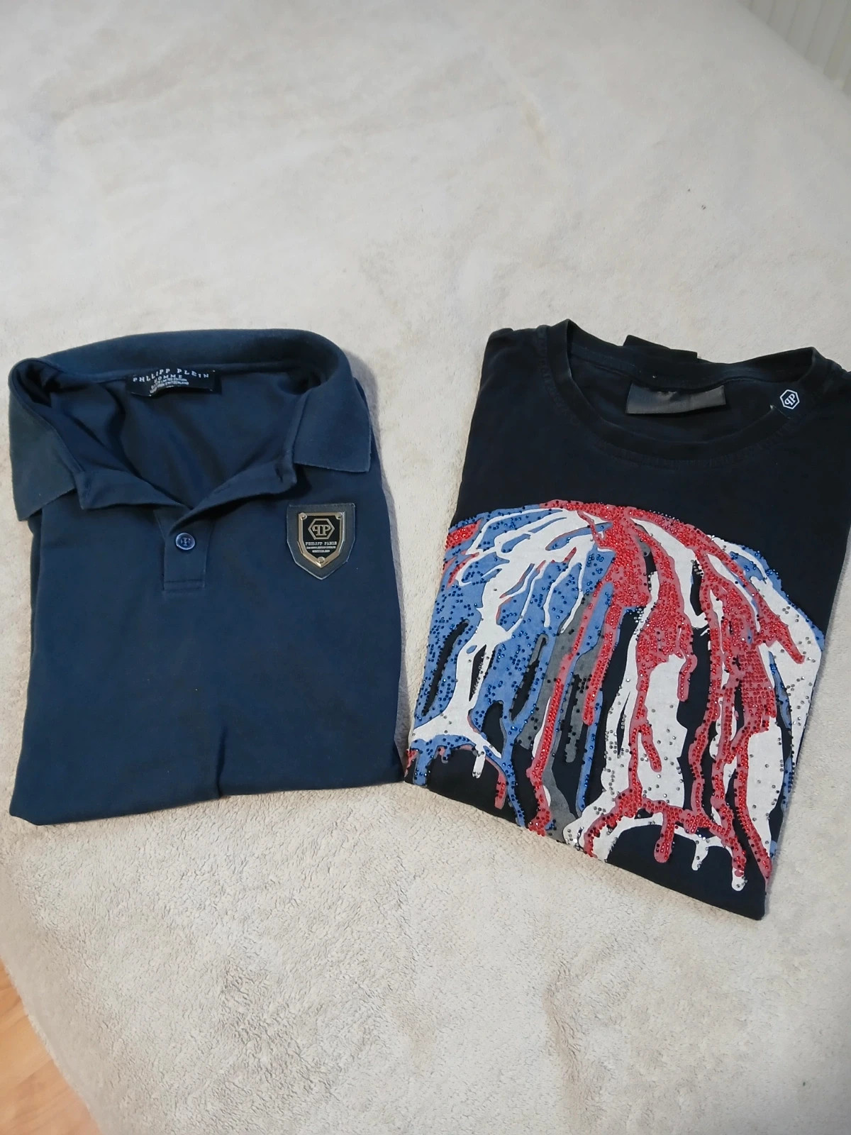 Lot 2 T-shirt Philipp plein – Philipp Plein – taille XL