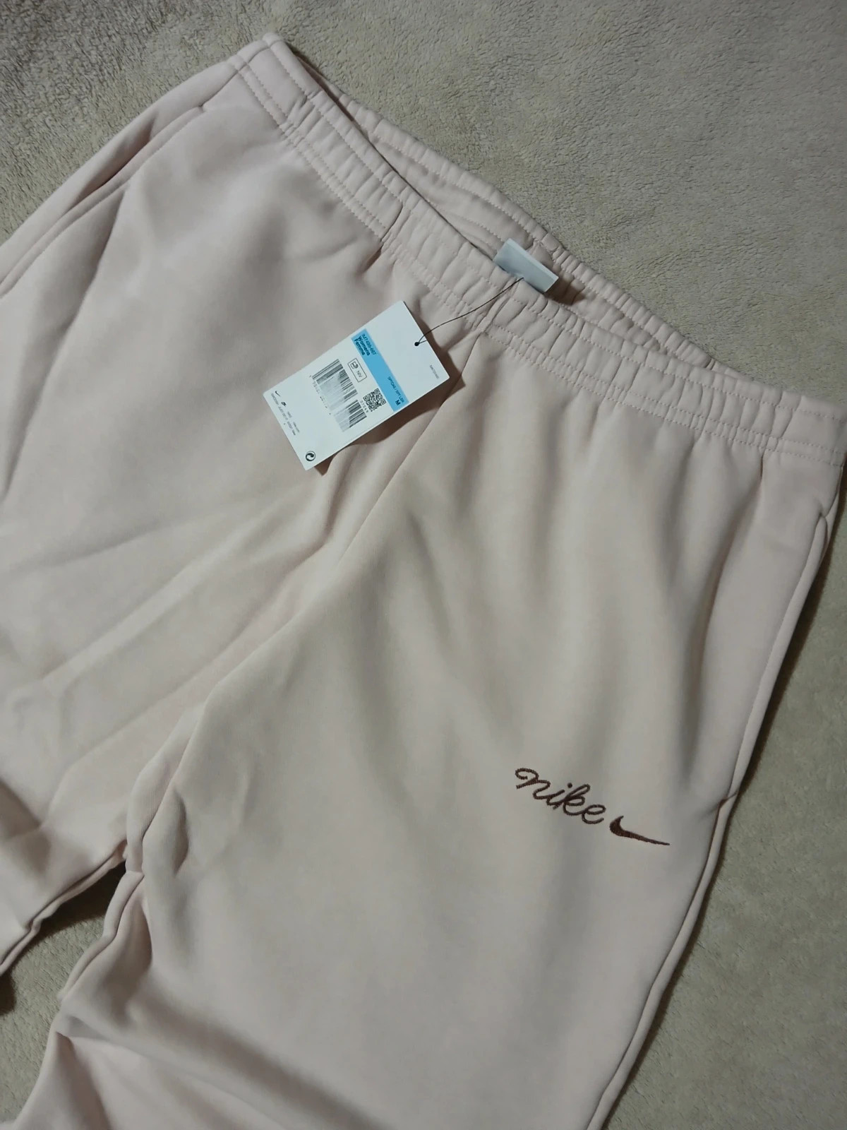 Pantalon survétement Nike. Rose pâle taille M Oversize large – Nike – taille M / 38 / 10 3