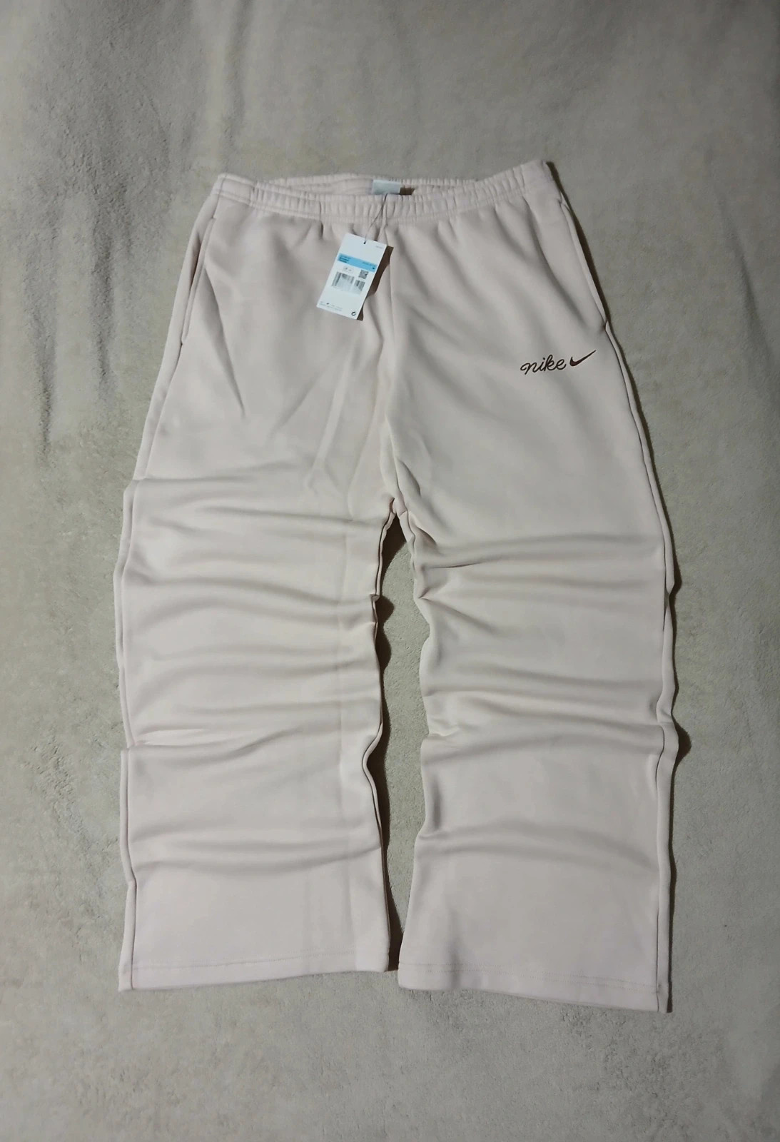 Pantalon survétement Nike. Rose pâle taille M Oversize large – Nike – taille M / 38 / 10