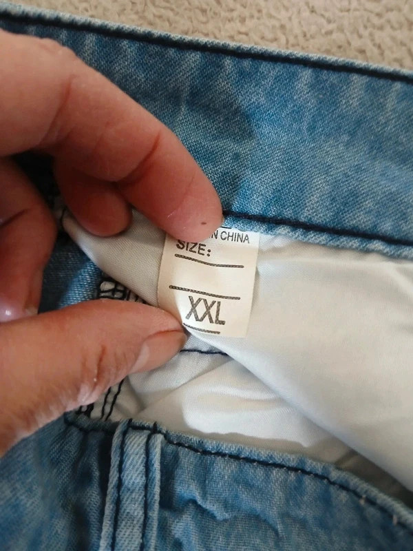 Short en jeans sans nom. – sansnom. – taille XXL / 44 / 16 5