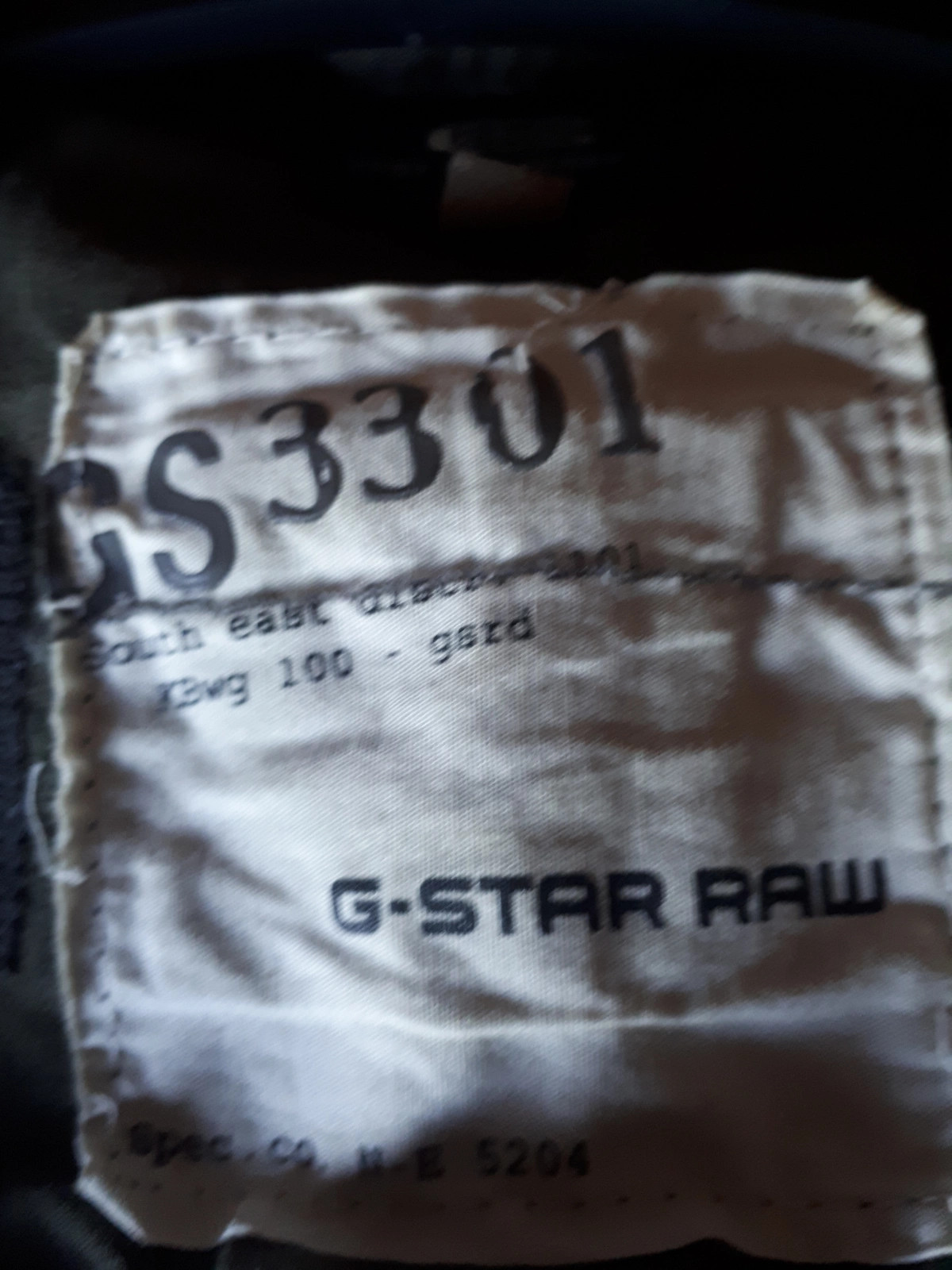 Blouson G star raw – RAW – taille XL 5