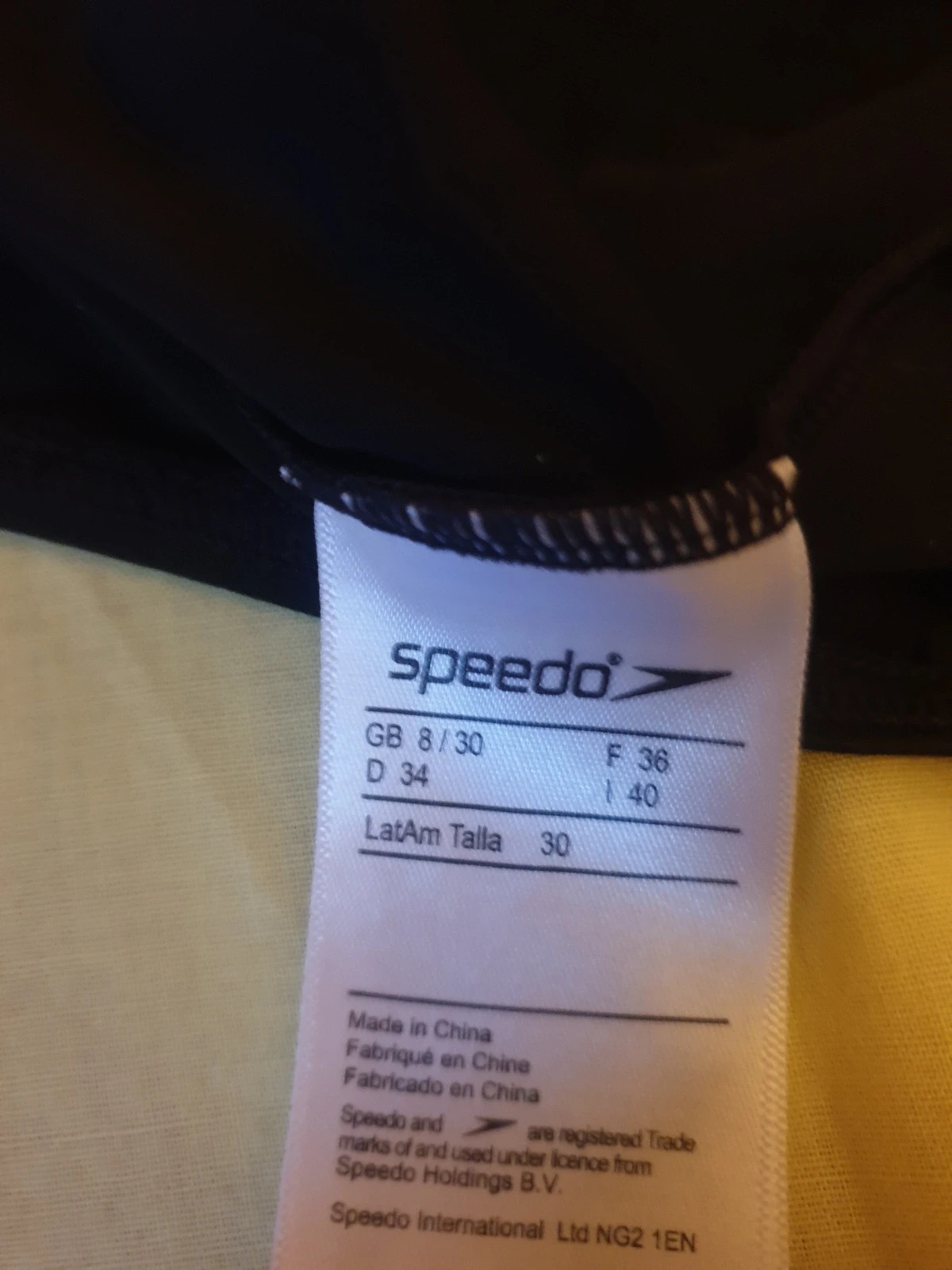 Mayot de bain speed. – Speed – taille S / 36 / 8 4