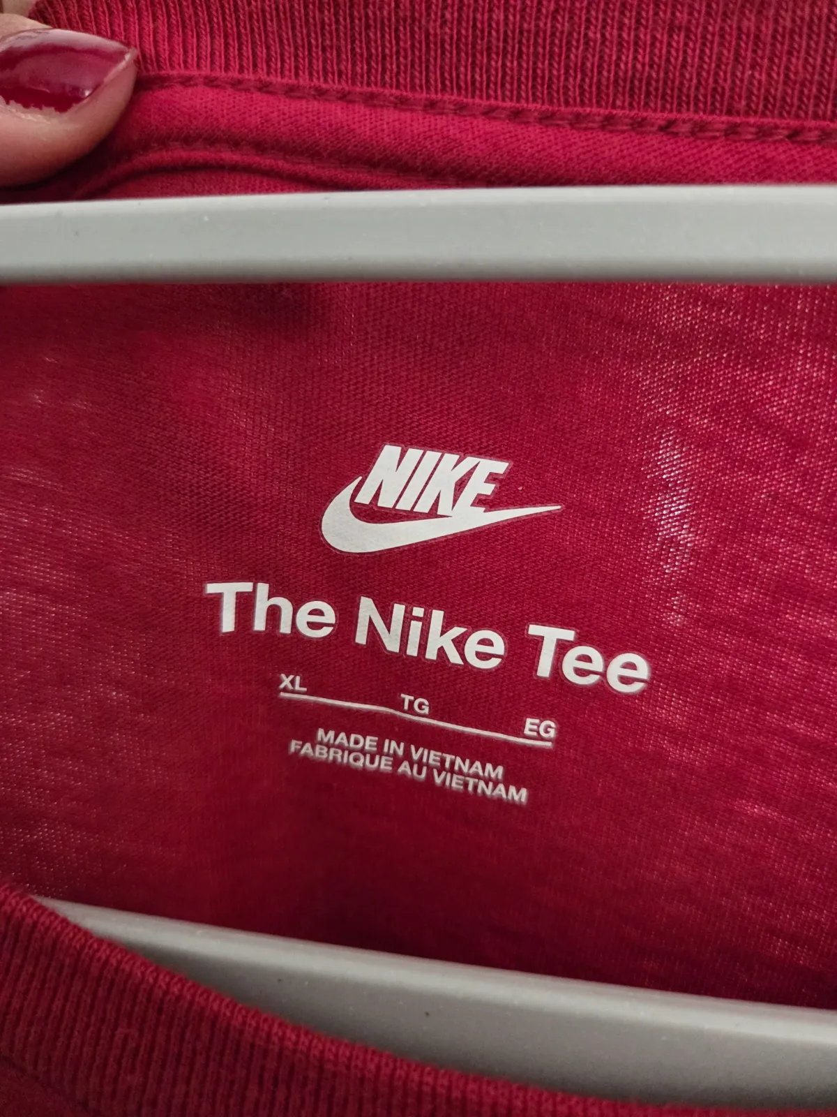 Camiseta manga corta rojo gramate Nike Talla XL unisex hombre perfecto estado – Nike – taille XL 3