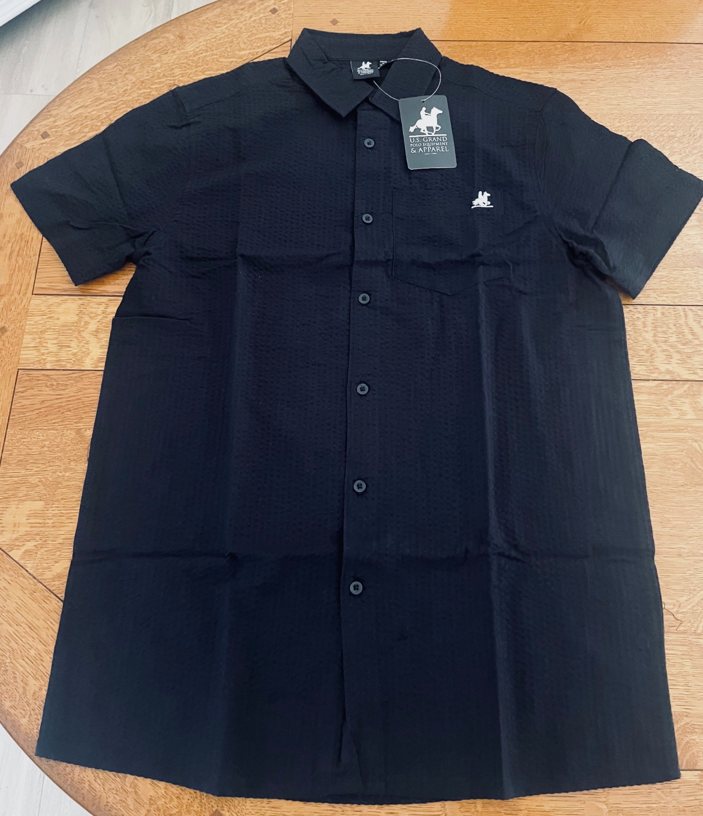 Chemise manches courtes U.S. Grand Polo noir – U.S. Grand Polo – taille S 2