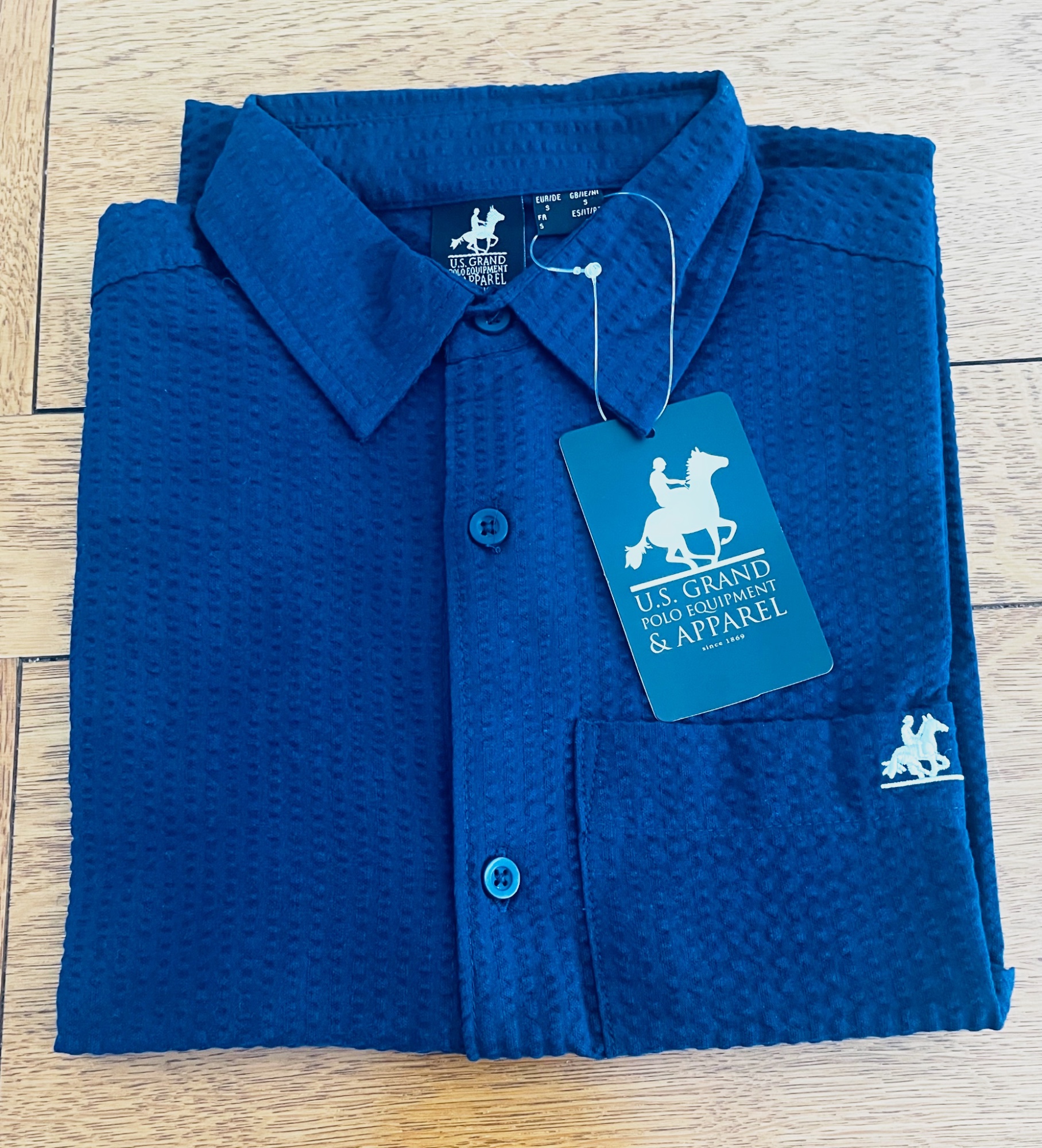 U.S. Grand Polo chemises bleu