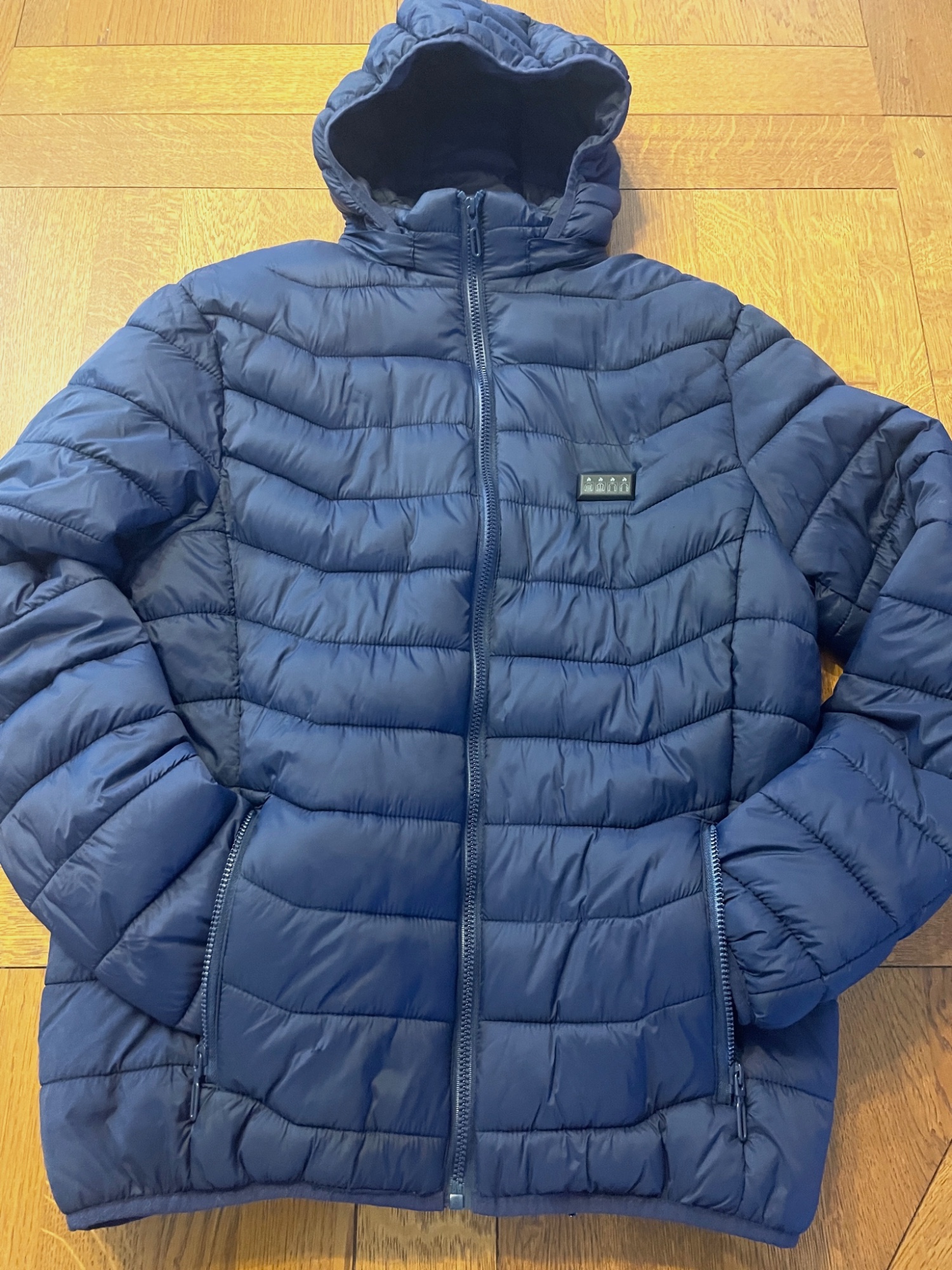 Doudoune chauffante bleu marine 