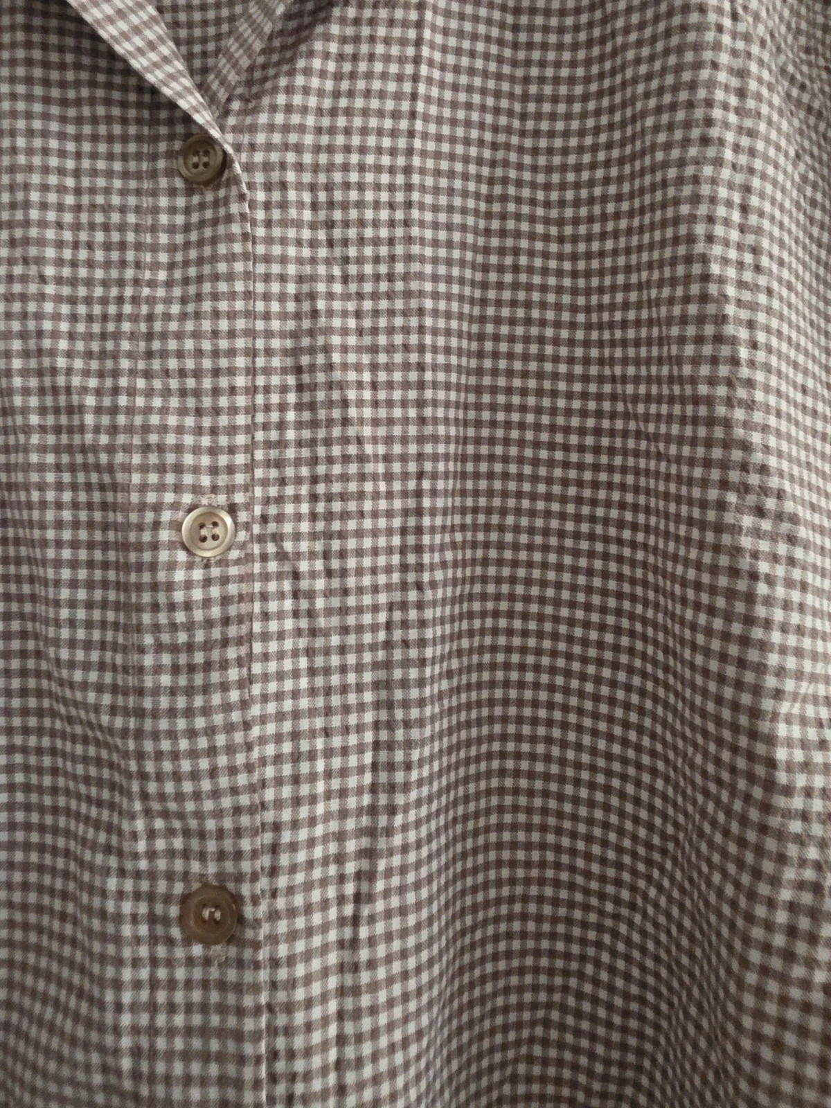 Chemise vichy/Camisa de cuadros vichy – M-Made in Italy – taille M / 38 / 10 3