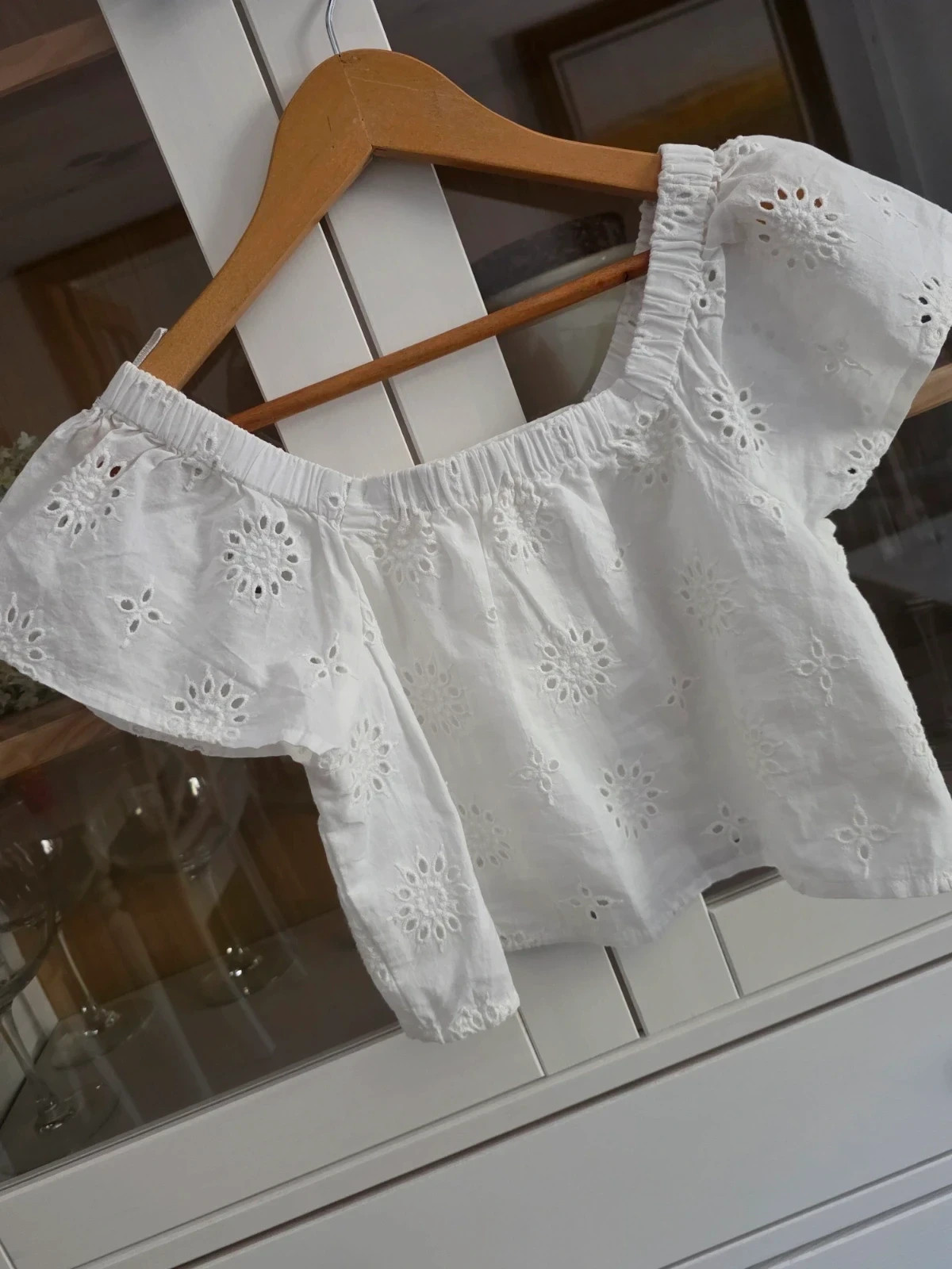 Haut brodé/Top bordado suizo de niña – Lefties – taille 8 ans / 128 cm 2