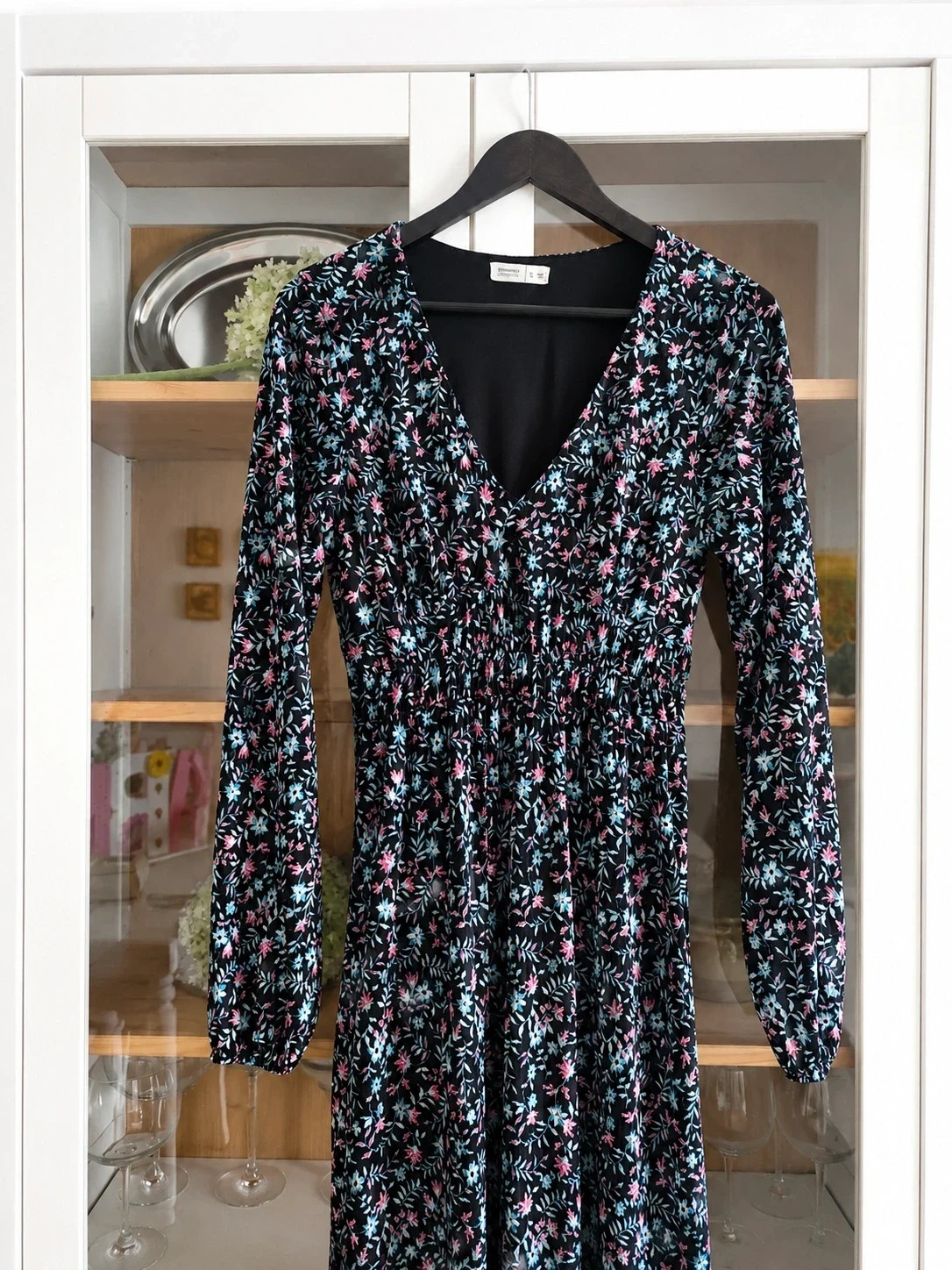 Robe longue imprimée/Vestido largo estampado – Springfield – taille S / 36 / 8 2