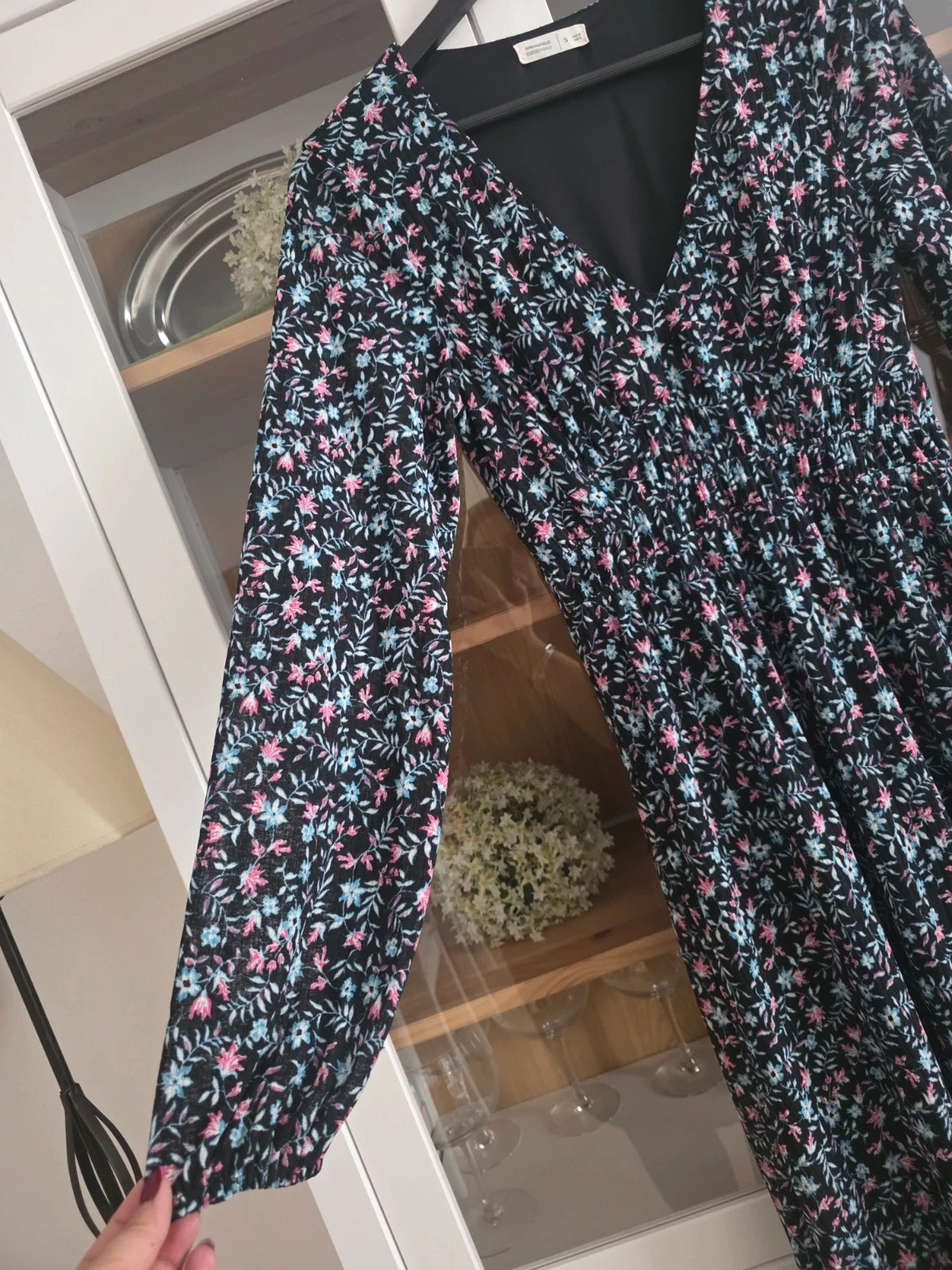 Robe longue imprimée/Vestido largo estampado – Springfield – taille S / 36 / 8 3