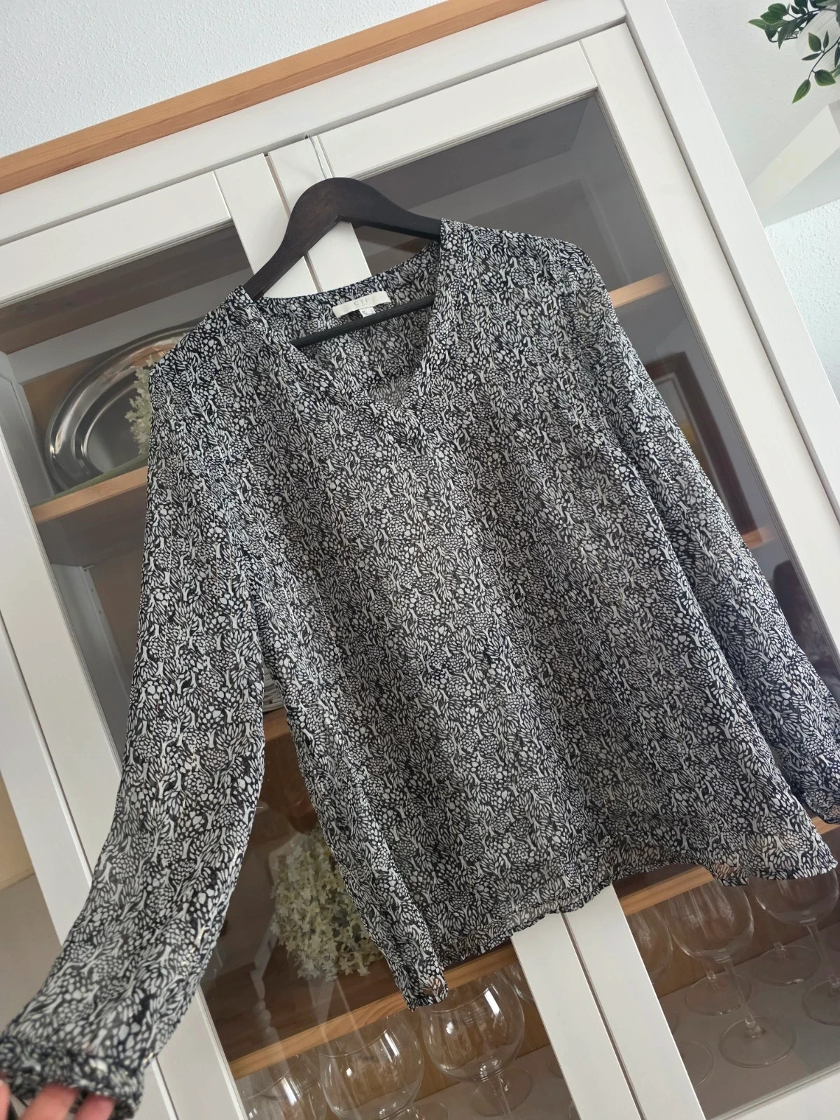Blusa semitrasparente – CTF – taille L / 40 / 12 2