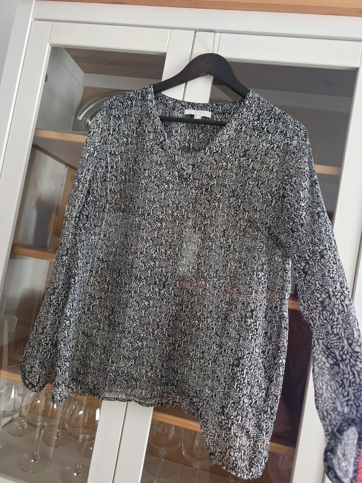 Blusa semitrasparente – CTF – taille L / 40 / 12 3