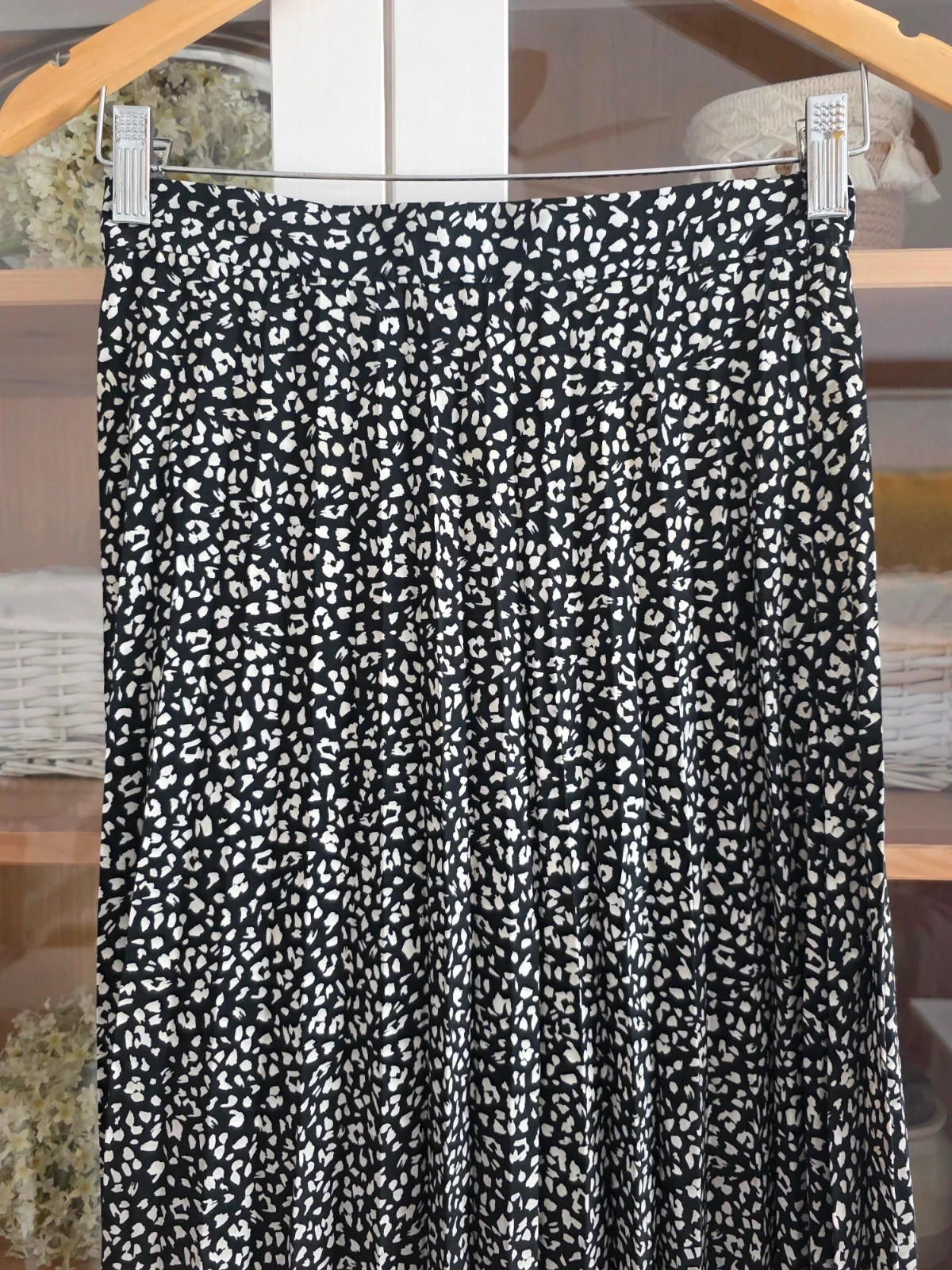 Jupe midi plissée/Falda plisada midi – Pull & Bear – taille M / 38 / 10 3