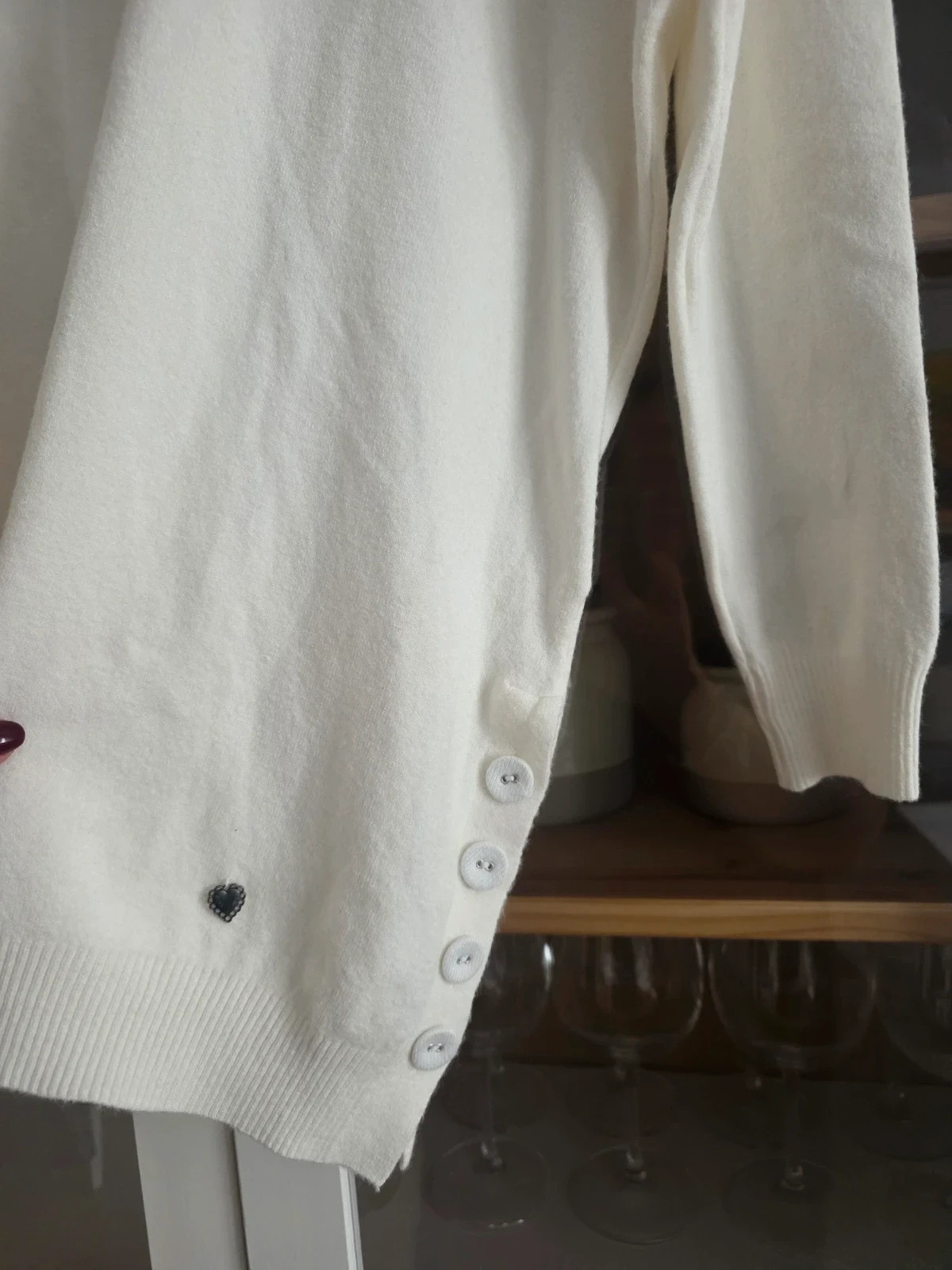 Pull en maille fine/Jersey de punto fino – ALFA – taille XL / 42 / 14 5