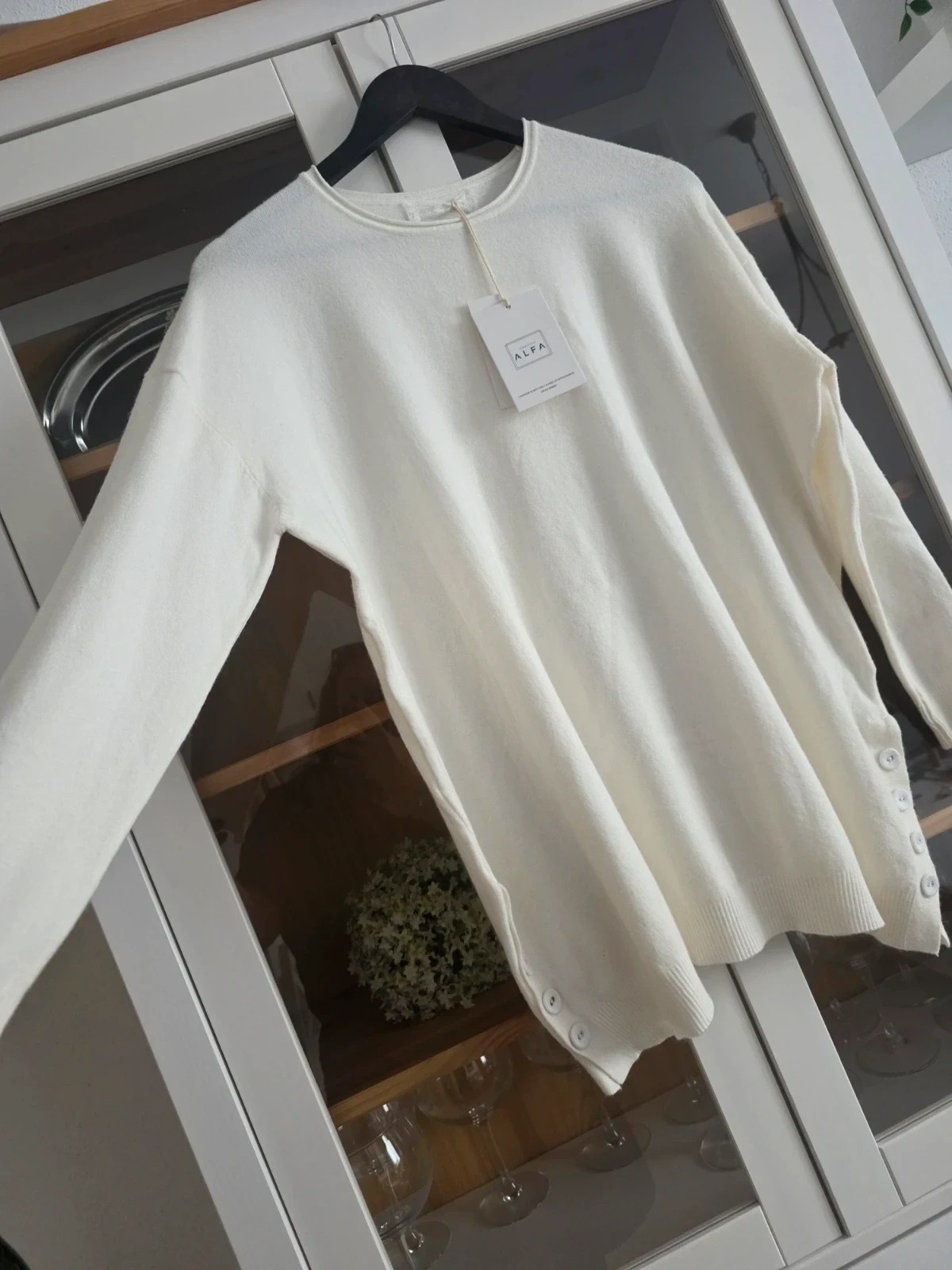 Pull en maille fine/Jersey de punto fino – ALFA – taille XL / 42 / 14 3