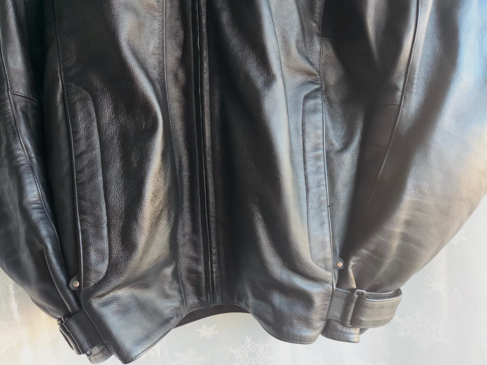 Blouson moto vintage homme segura en cuir avec doublure et des protections XXL  – Segura – taille XXL 5