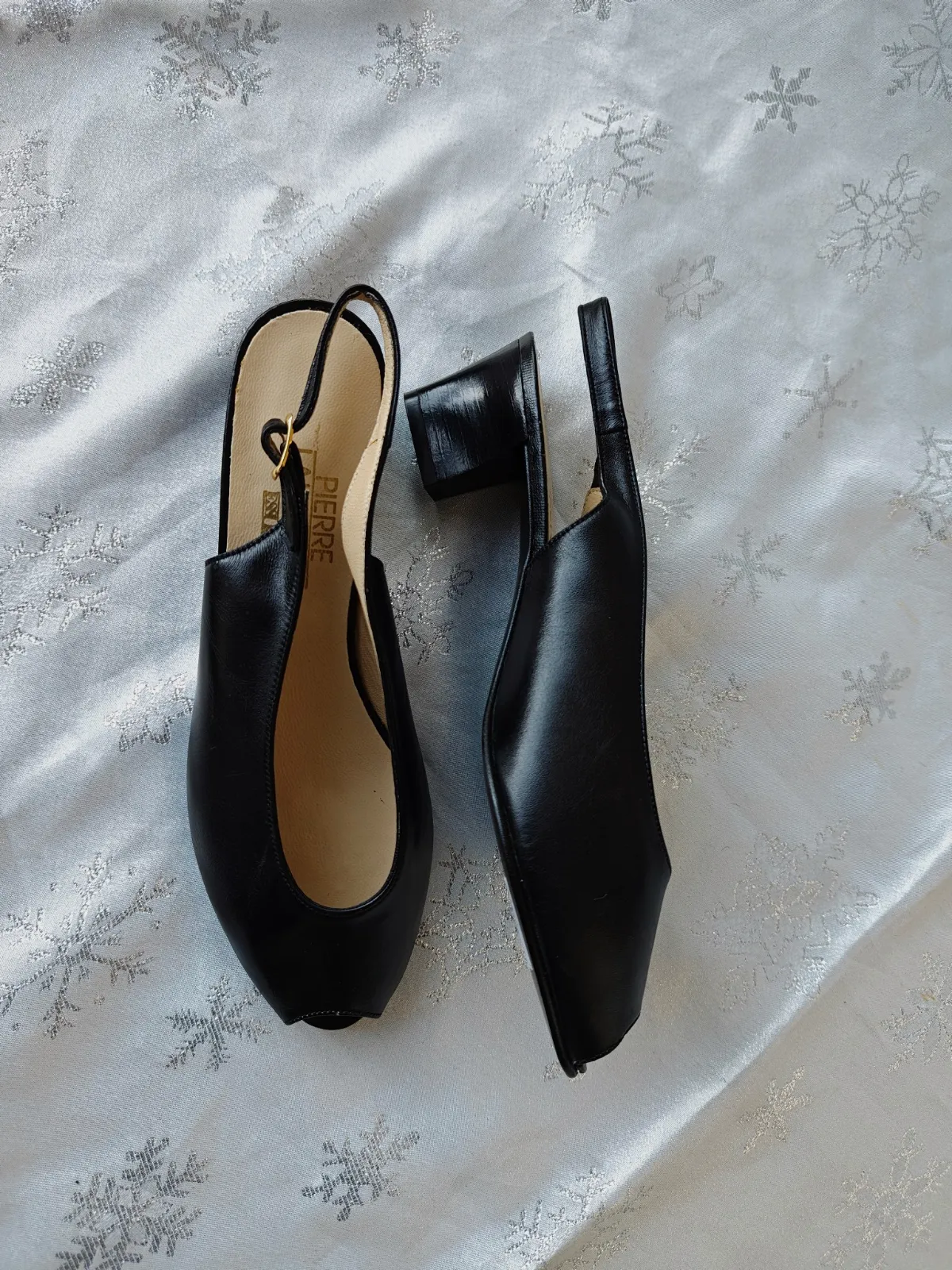 Escarpins femme slingback cuir pierre Laurence 38.5 – Pierre Laurence – taille EU 38 5