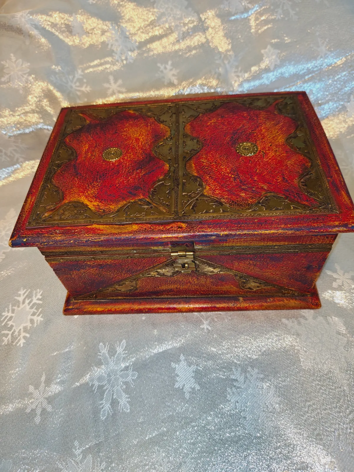Lot de 3 boîtes en bois décorées – Fait main 2