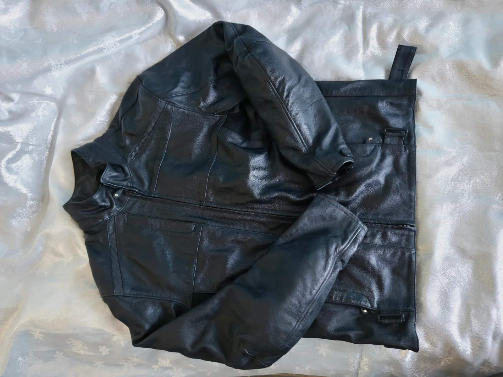 Blouson moto vintage homme segura en cuir avec doublure et des protections XXL  – Segura – taille XXL 3