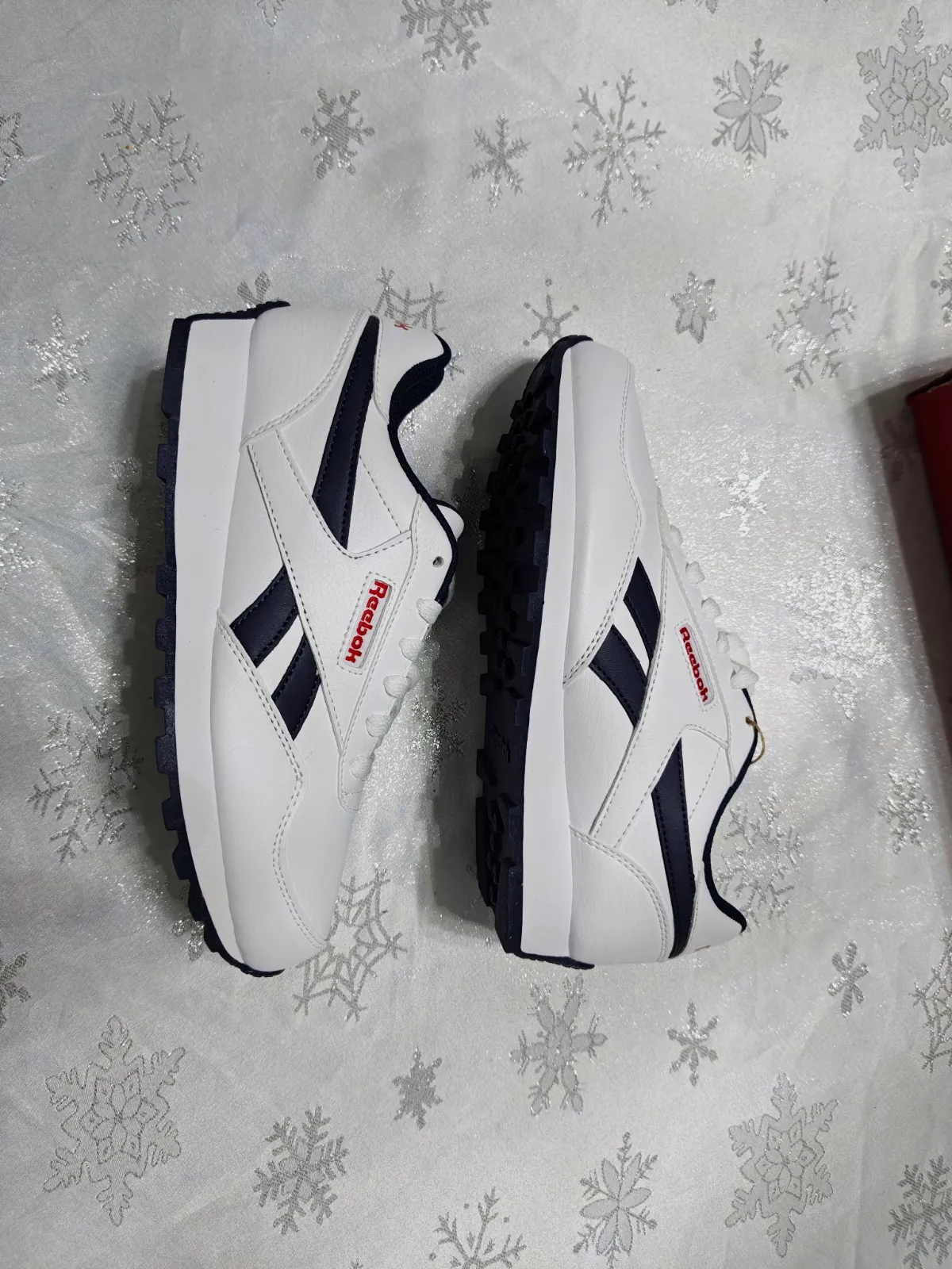 Baskets Reebok Classic Leather blanches et bleues 36.5  – Reebok – taille EU 36 6