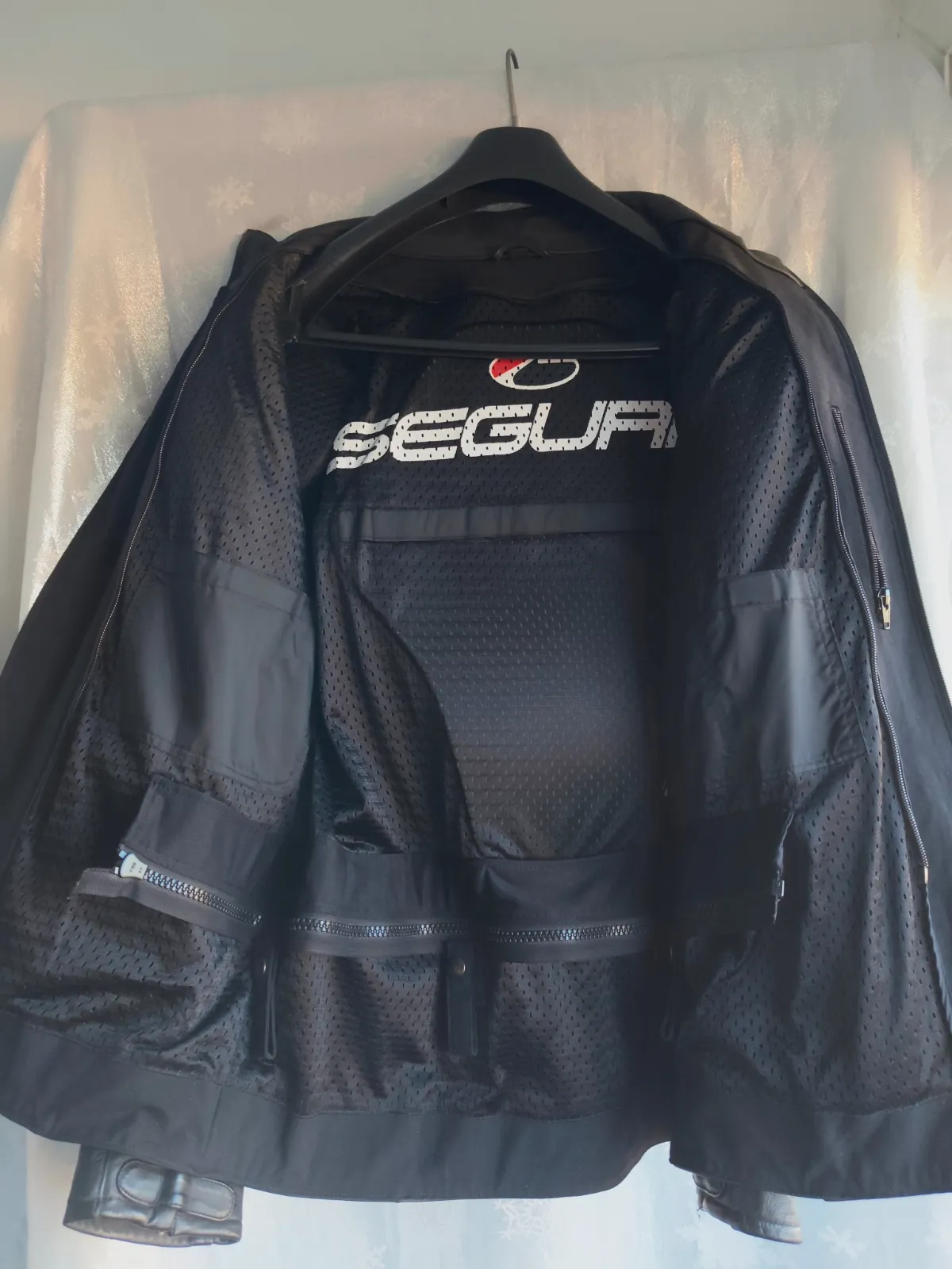 Blouson moto vintage homme segura en cuir avec doublure et des protections XXL  – Segura – taille XXL 2