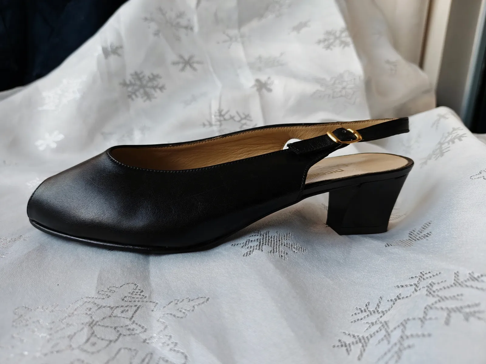 Escarpins femme slingback cuir pierre Laurence 38.5 – Pierre Laurence – taille EU 38 3