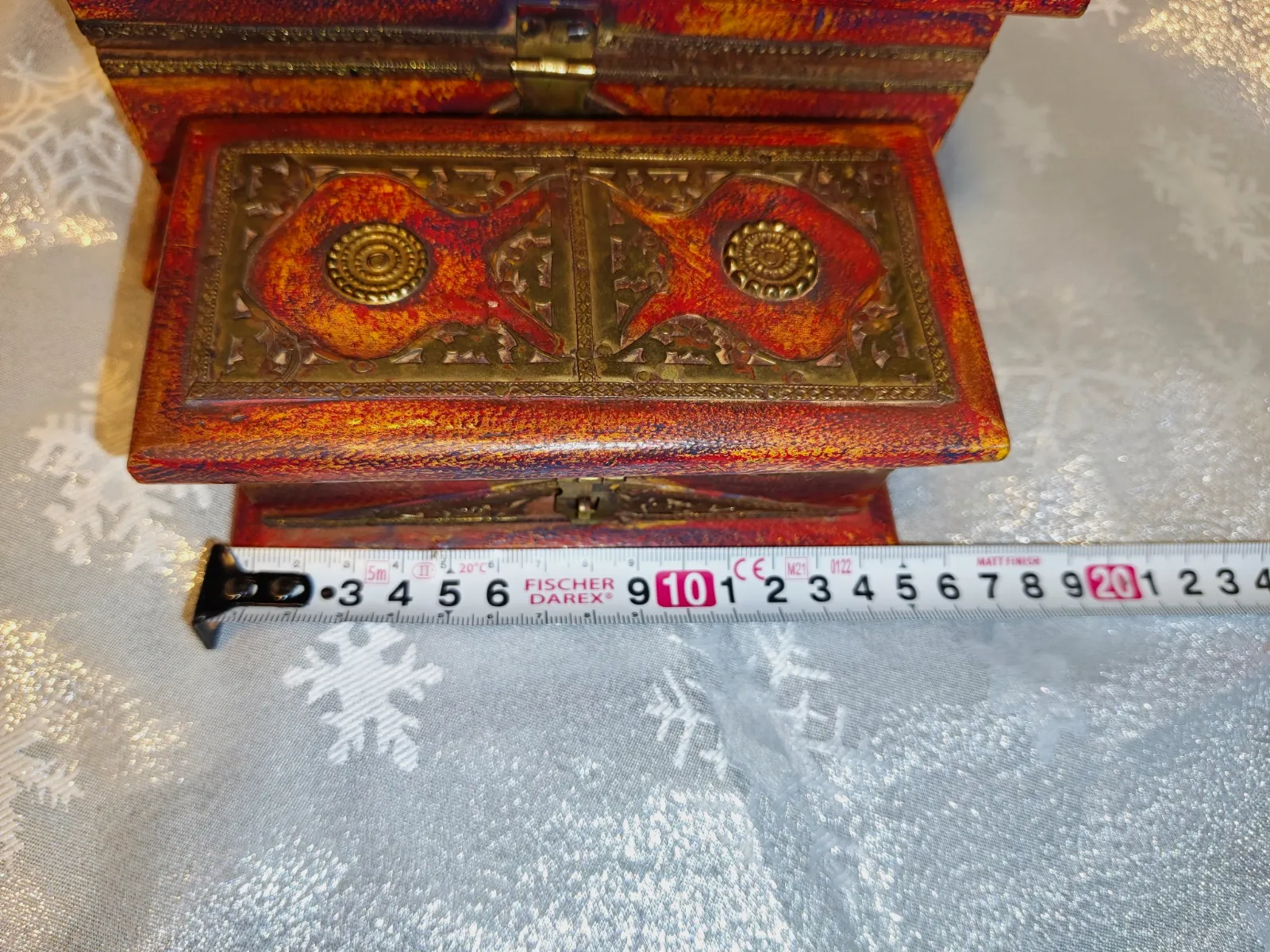 Lot de 3 boîtes en bois décorées – Fait main 6