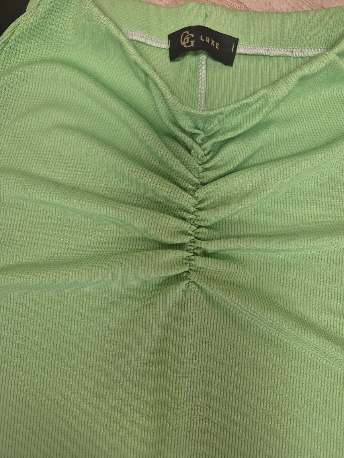 Jupe verte xs – GG luxe – taille 34 2