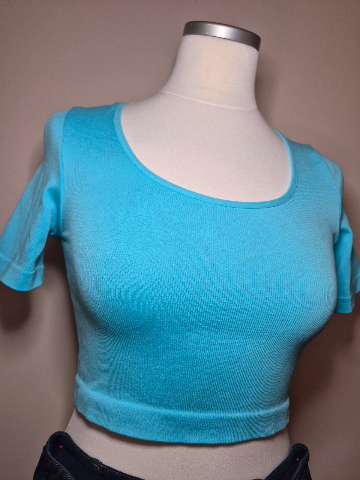 Top Primark bleu ciel cotele taille S – Primark – taille S / 36 / 8 2