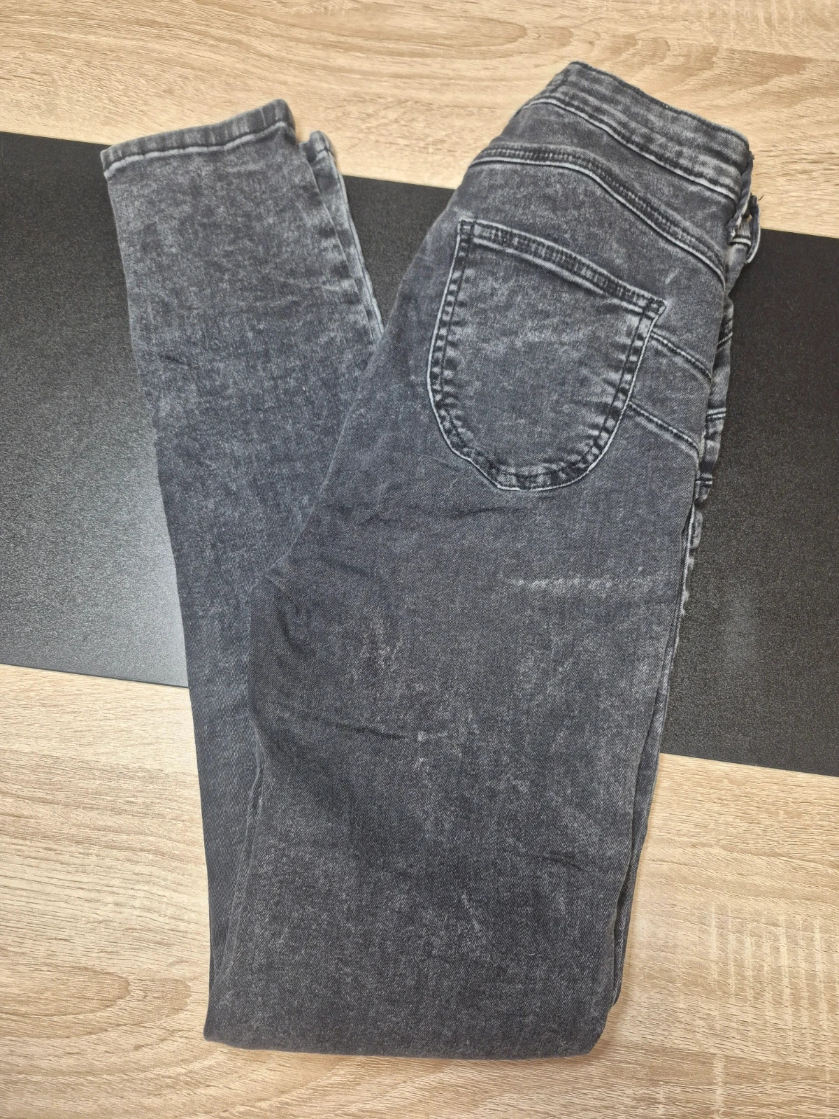 Jean skinny taille haute Tally Weijl gris delave taille 38 – Tally Weijl – taille M / 38 / 10 4