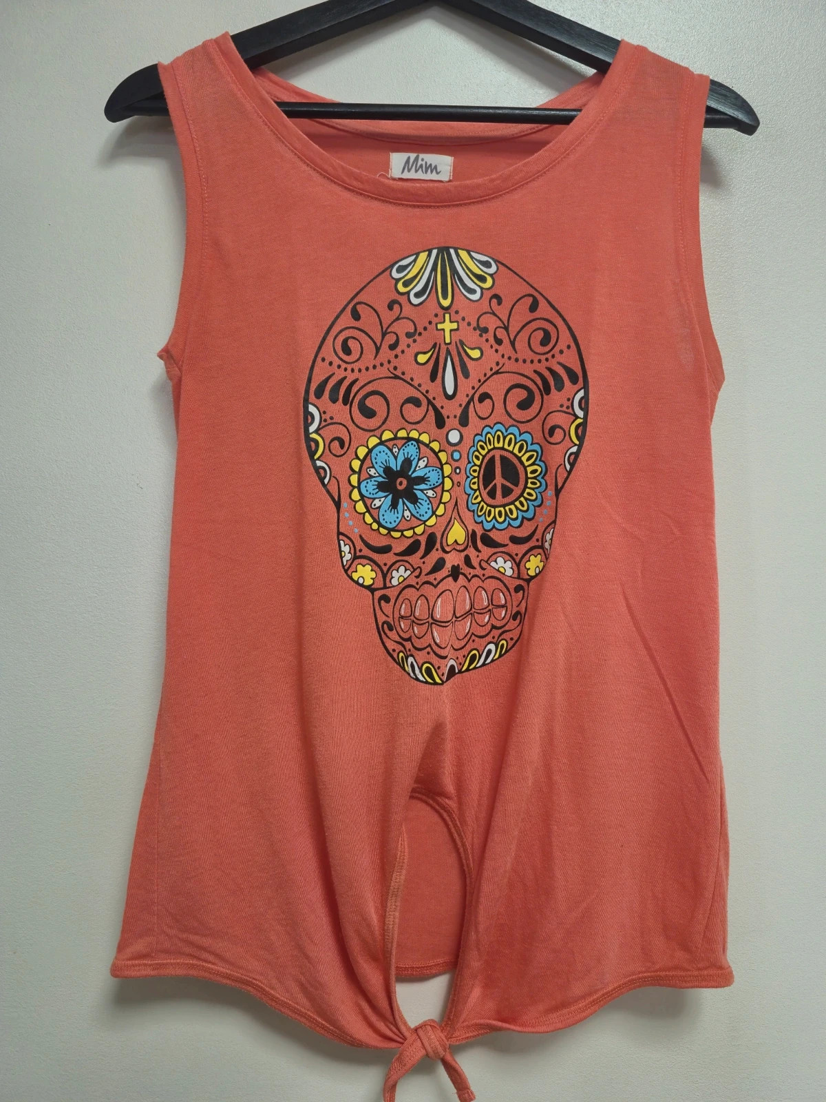 Lot deux tee-shirt été rose fluo et jaune – Mim – taille M / 38 / 10 2