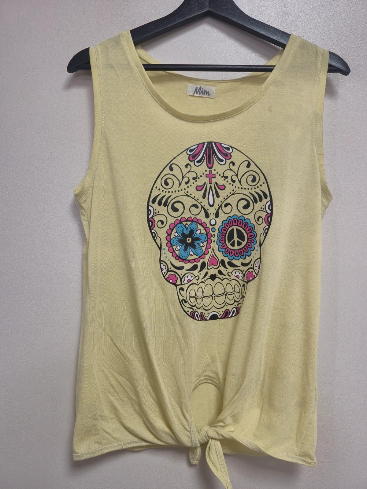 Lot deux tee-shirt été rose fluo et jaune – Mim – taille M / 38 / 10 3