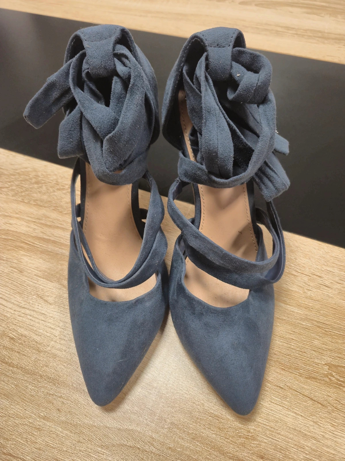 Escarpins à lacets Bleu Roi / Marine - Pointure 37 – JustFab – taille 37 2