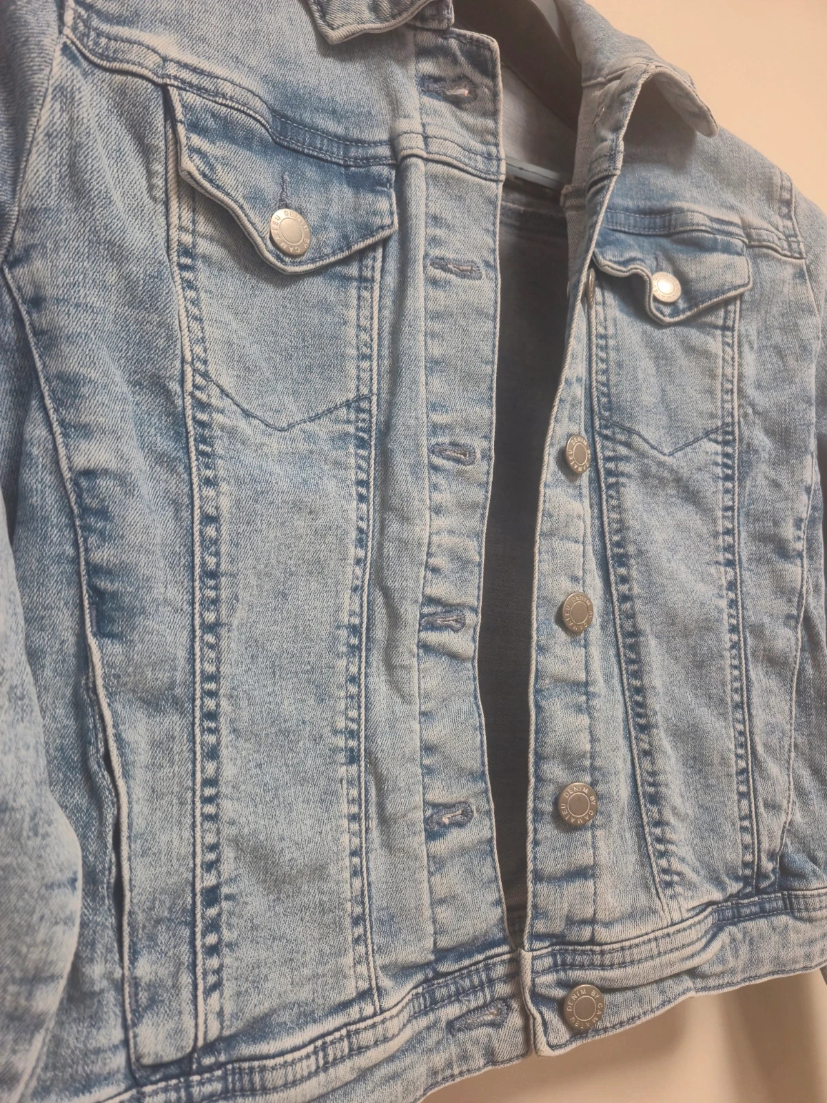 Veste courte en jeans bleu taille 38 impeccable – IKKS – taille M / 38 / 10 2
