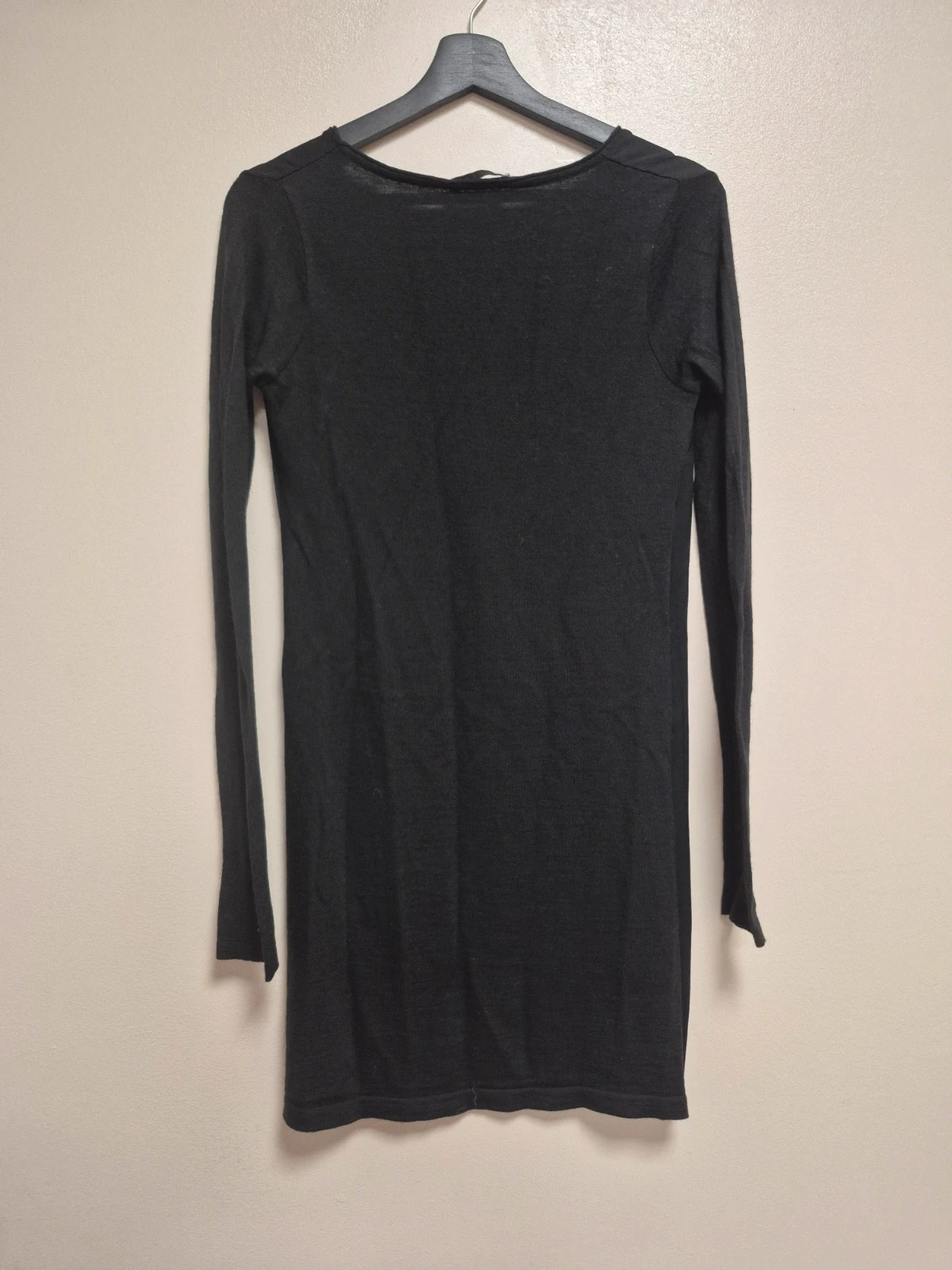 Robe tunique noire manches longues col V – Ninati – taille M / 38 / 10 2