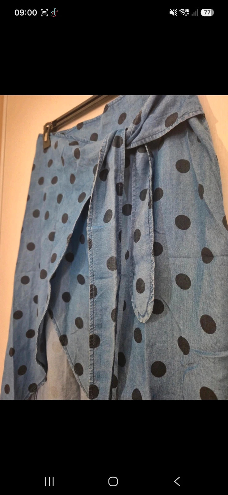 Jupe en jean a pois taille s – Mango – taille S / 36 / 8 2