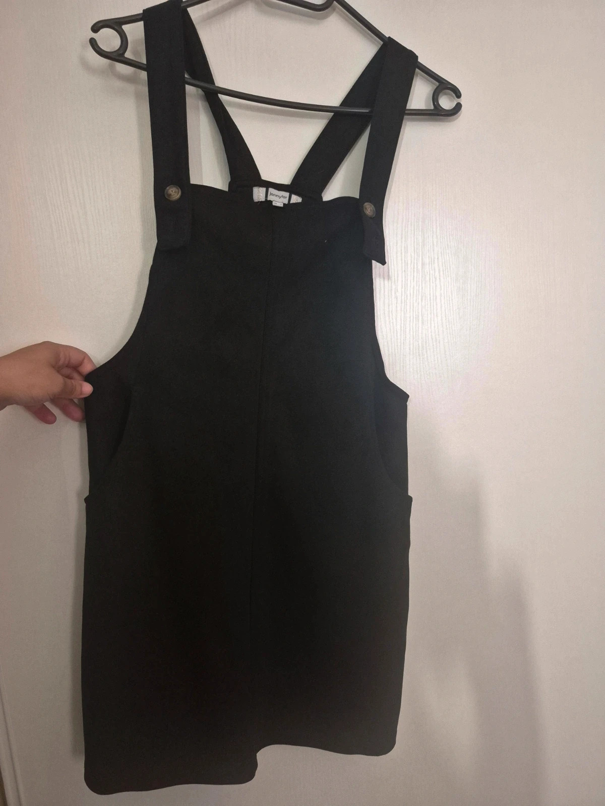 Robe chasuble noire Jennyfer taille S