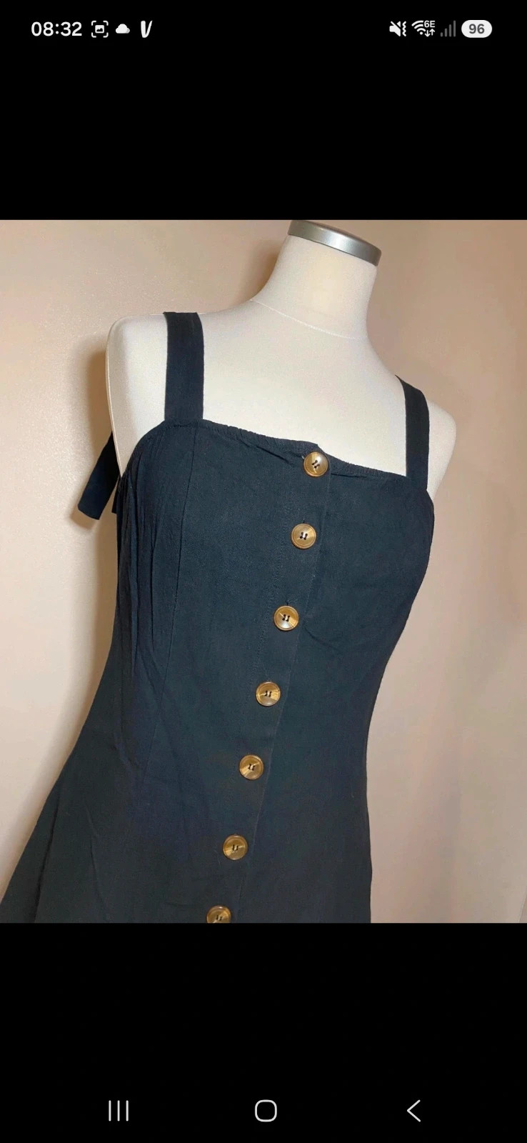 Robe courte noire avec boutons Shein taille S – Shein – taille S / 36 / 8 2