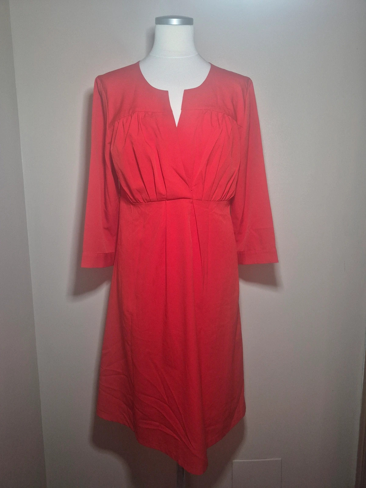 Robe rouge H&M manches 3/4 taille 42 – H&M – taille L / 40 / 12 2