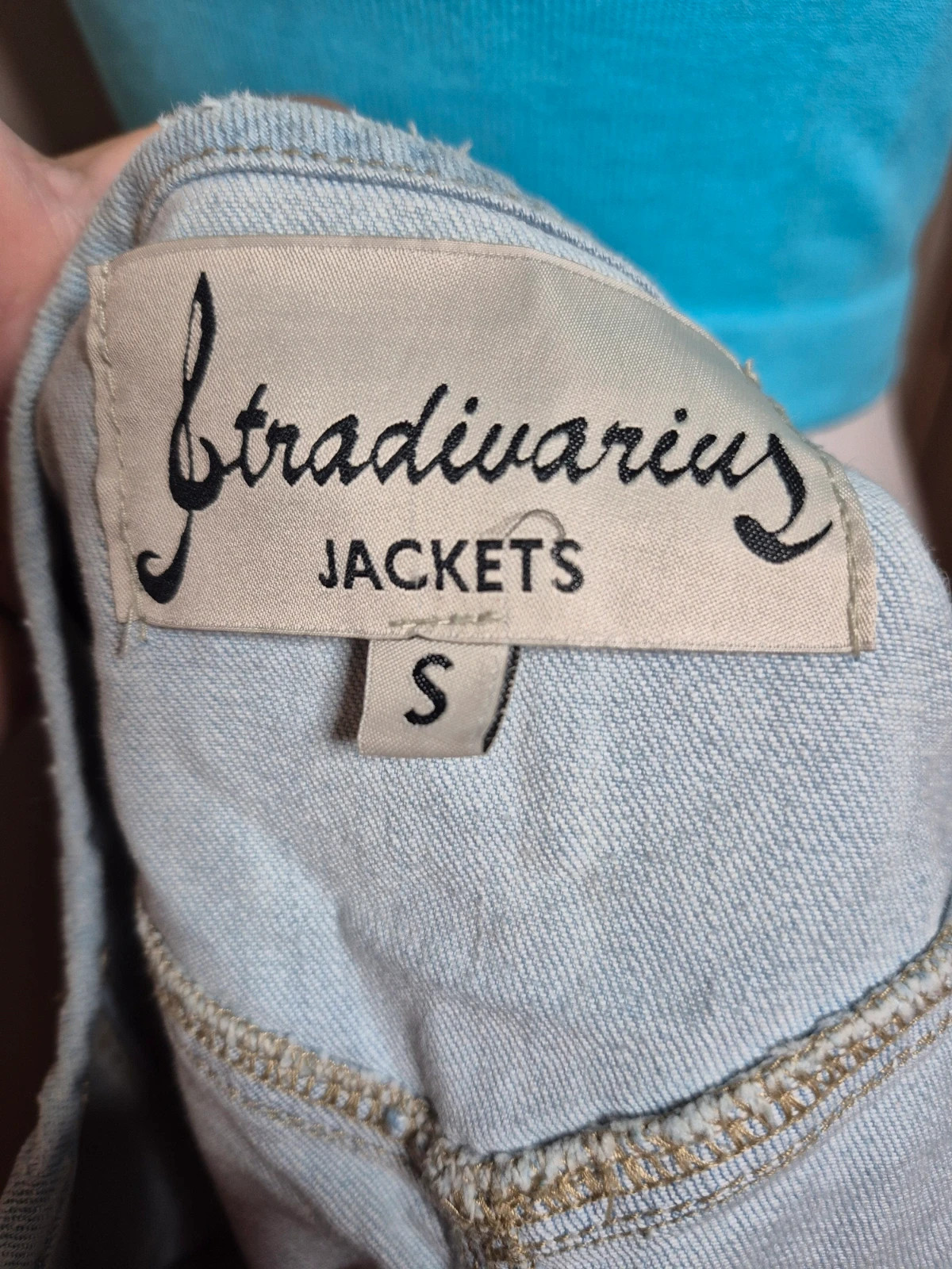 Veste en jean Stradivarius bolero courte taille S – Stradivarius – taille S / 36 / 8 3